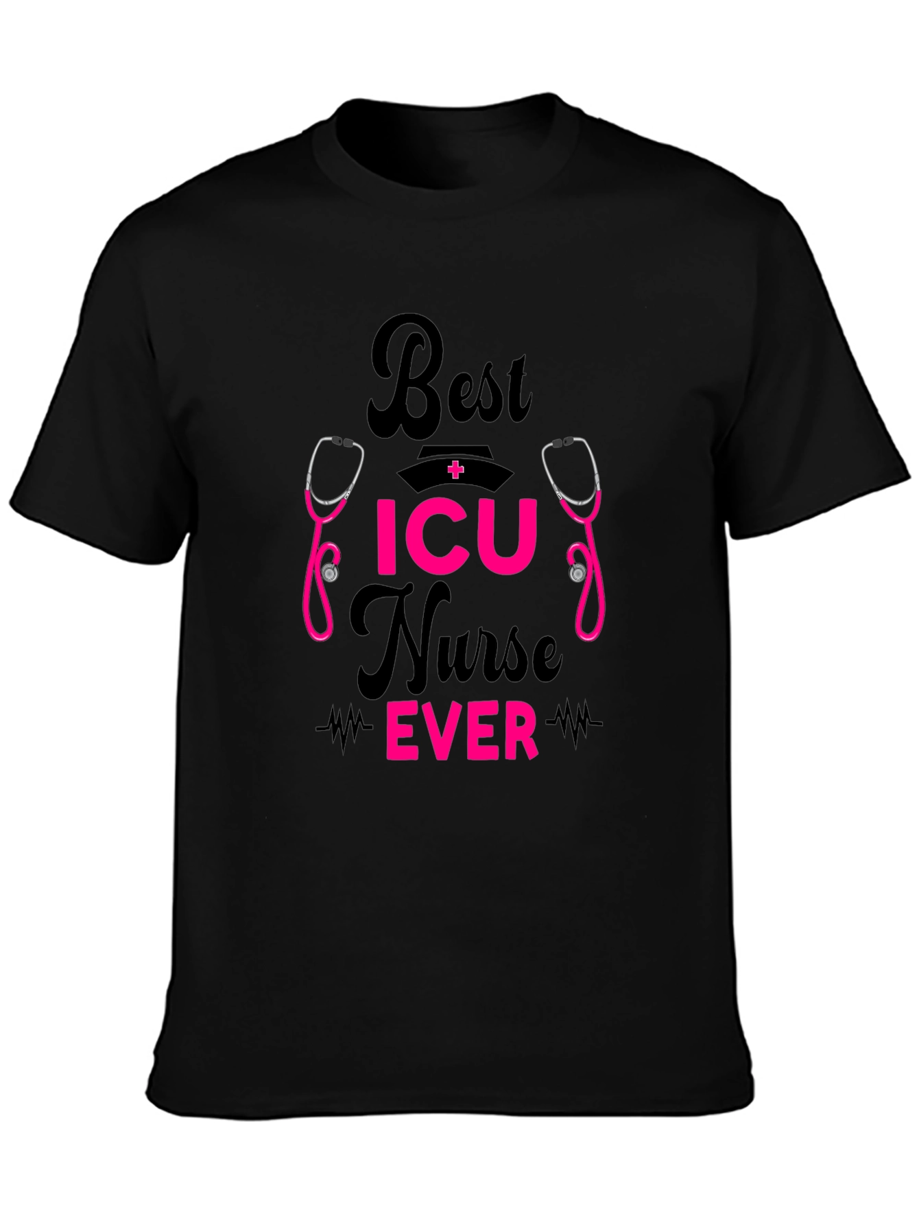 Best ICU Nurse Ever Graphic Tee