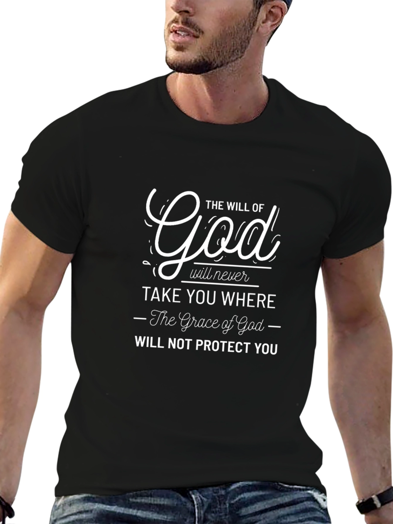 Faith-Inspired T-Shirt - The Will of God Design