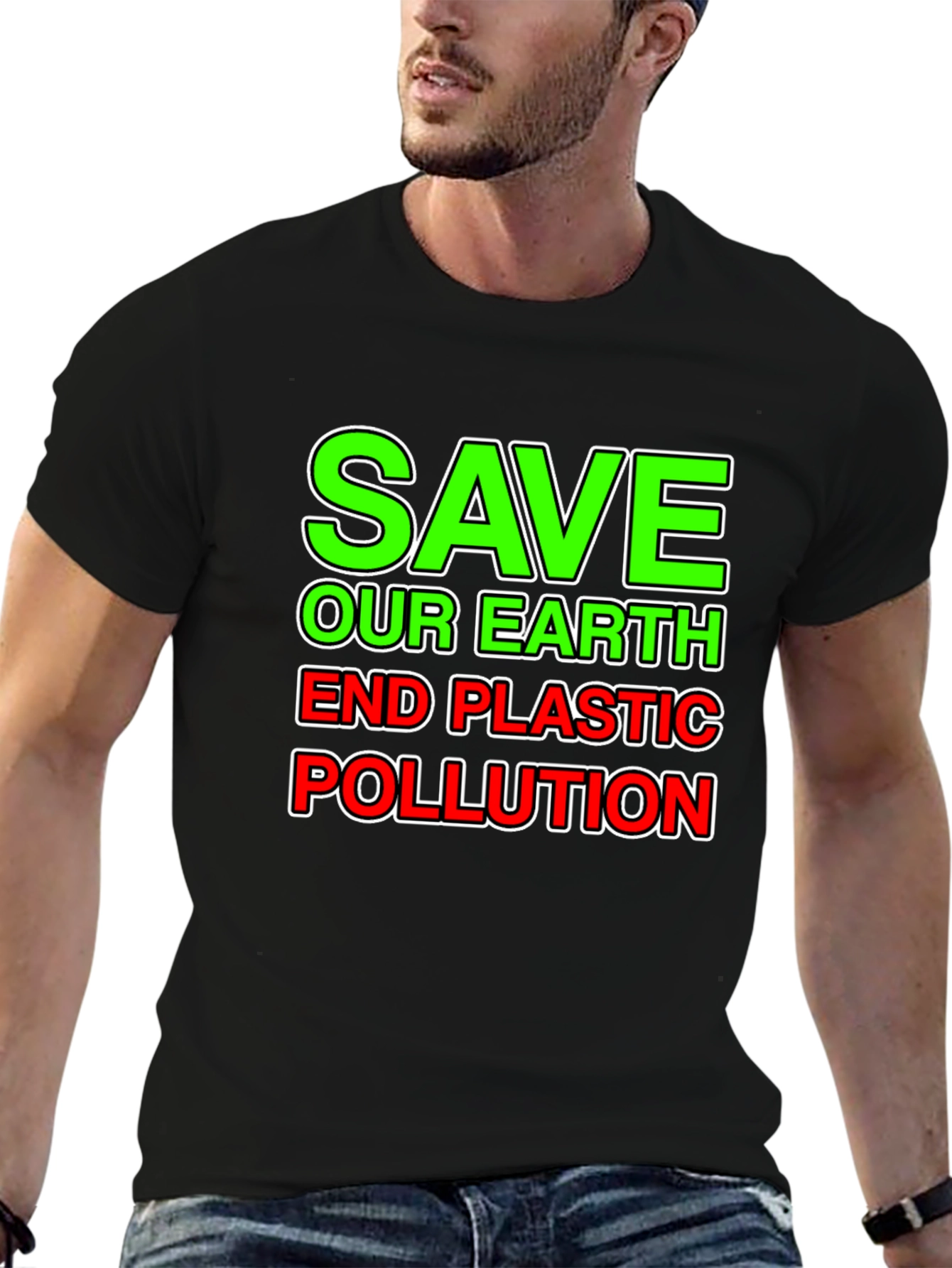 Save Our Earth T-Shirt - End Plastic Pollution