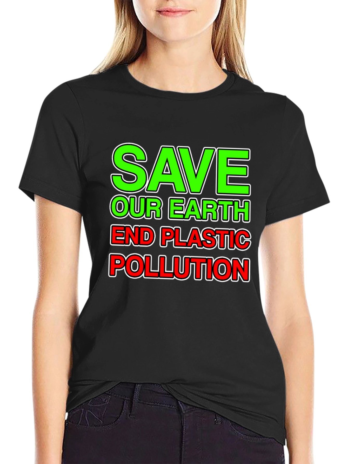 Save Our Earth T-Shirt - End Plastic Pollution