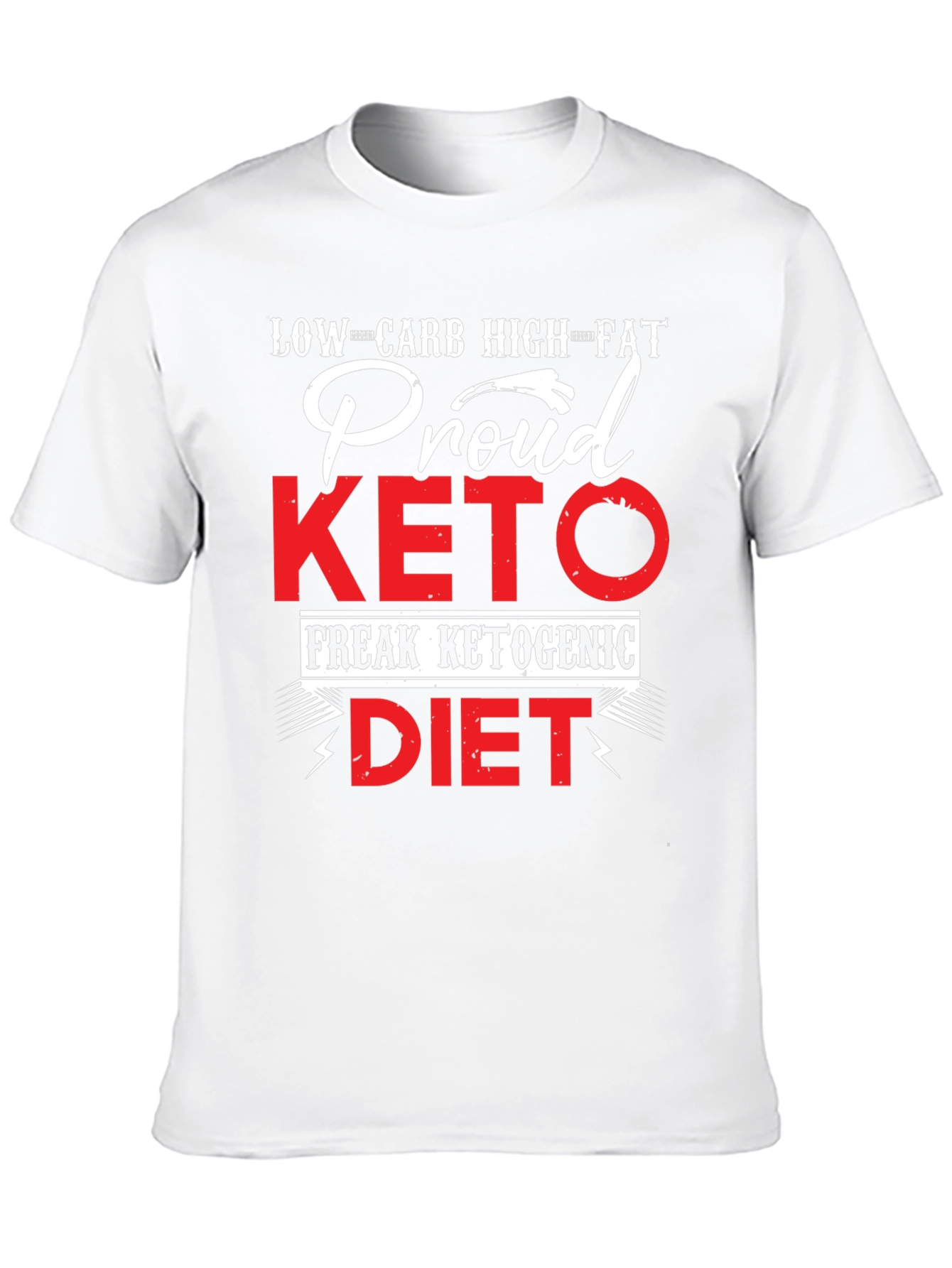 Proud Keto Diet T-Shirt - Low Carb High Fat