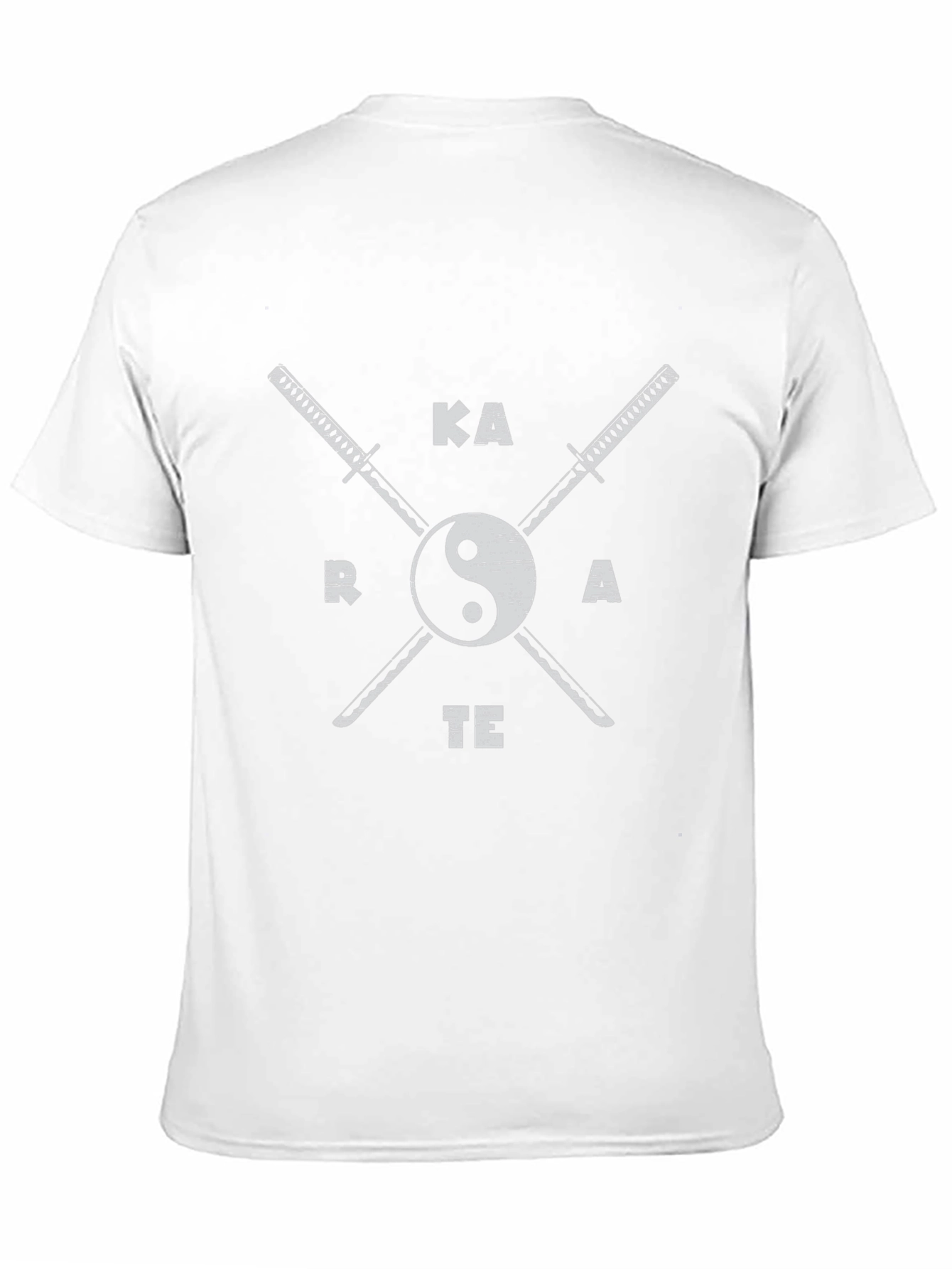 Karate Swords Yin Yang T-Shirt