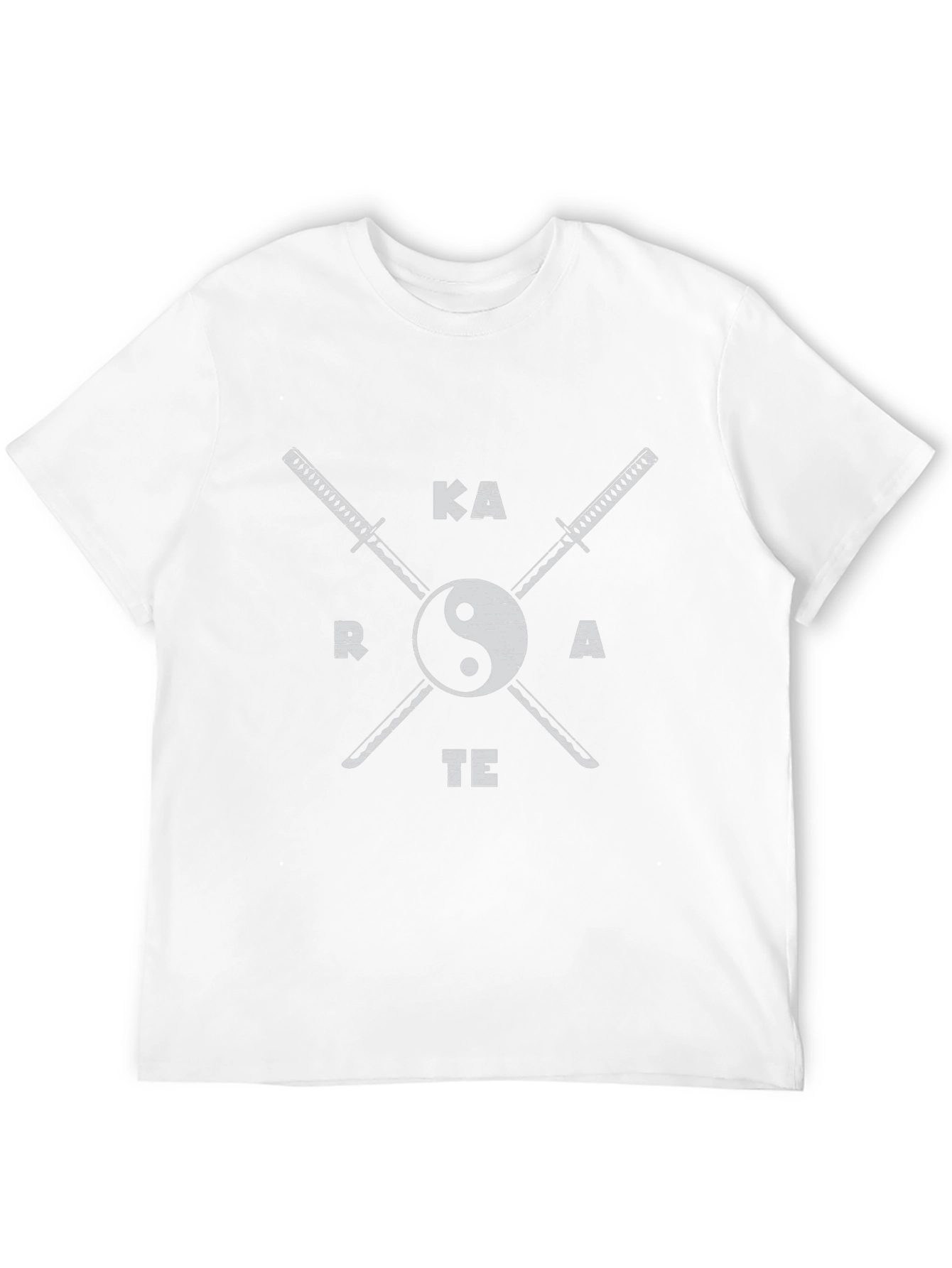 Karate Swords Yin Yang T-Shirt