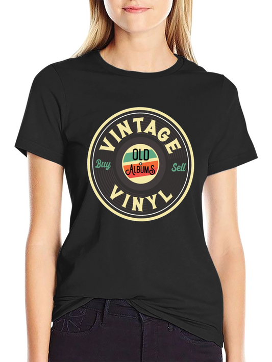 Vintage Vinyl Old Albums T-Shirt