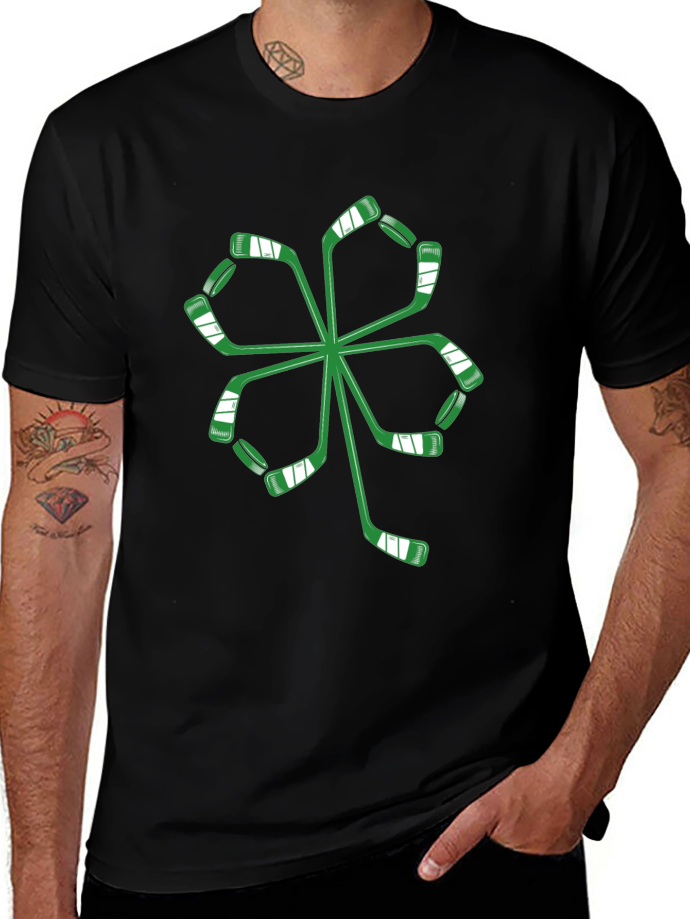 Hockey Stick Clover T-Shirt