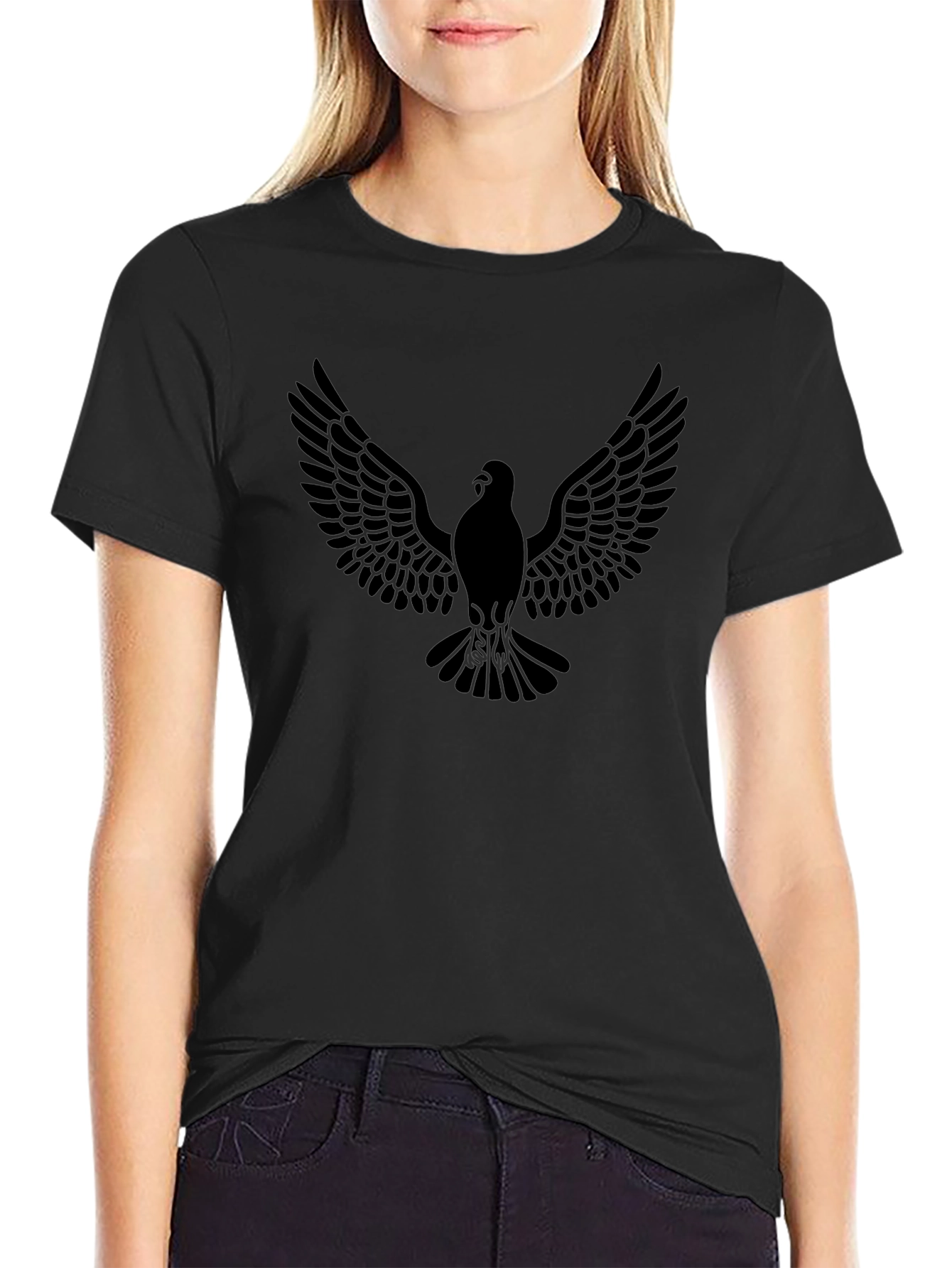 Black Eagle Graphic Tee - Mens Short Sleeve