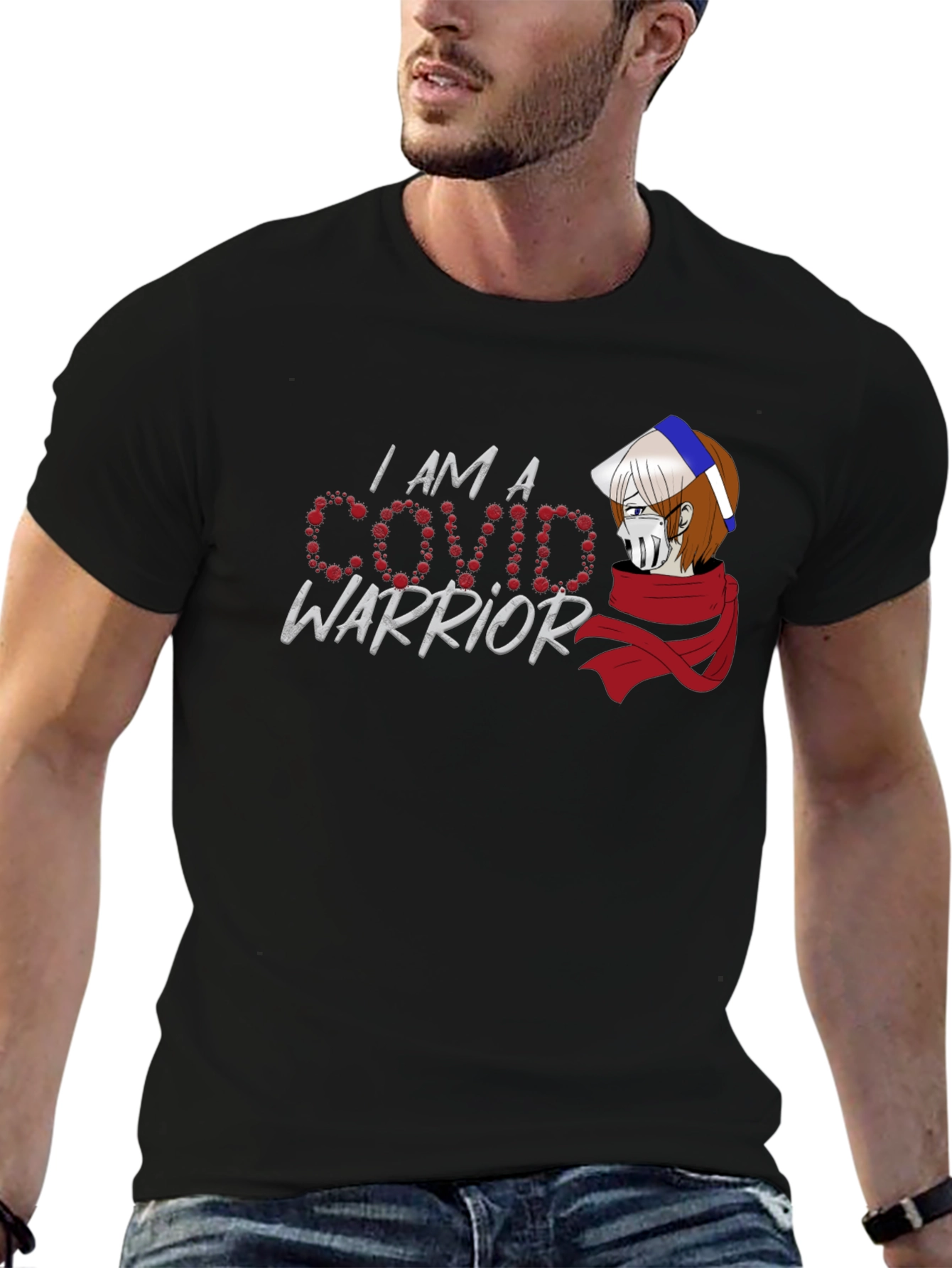 I AM A COVID Warrior Graphic T-Shirt