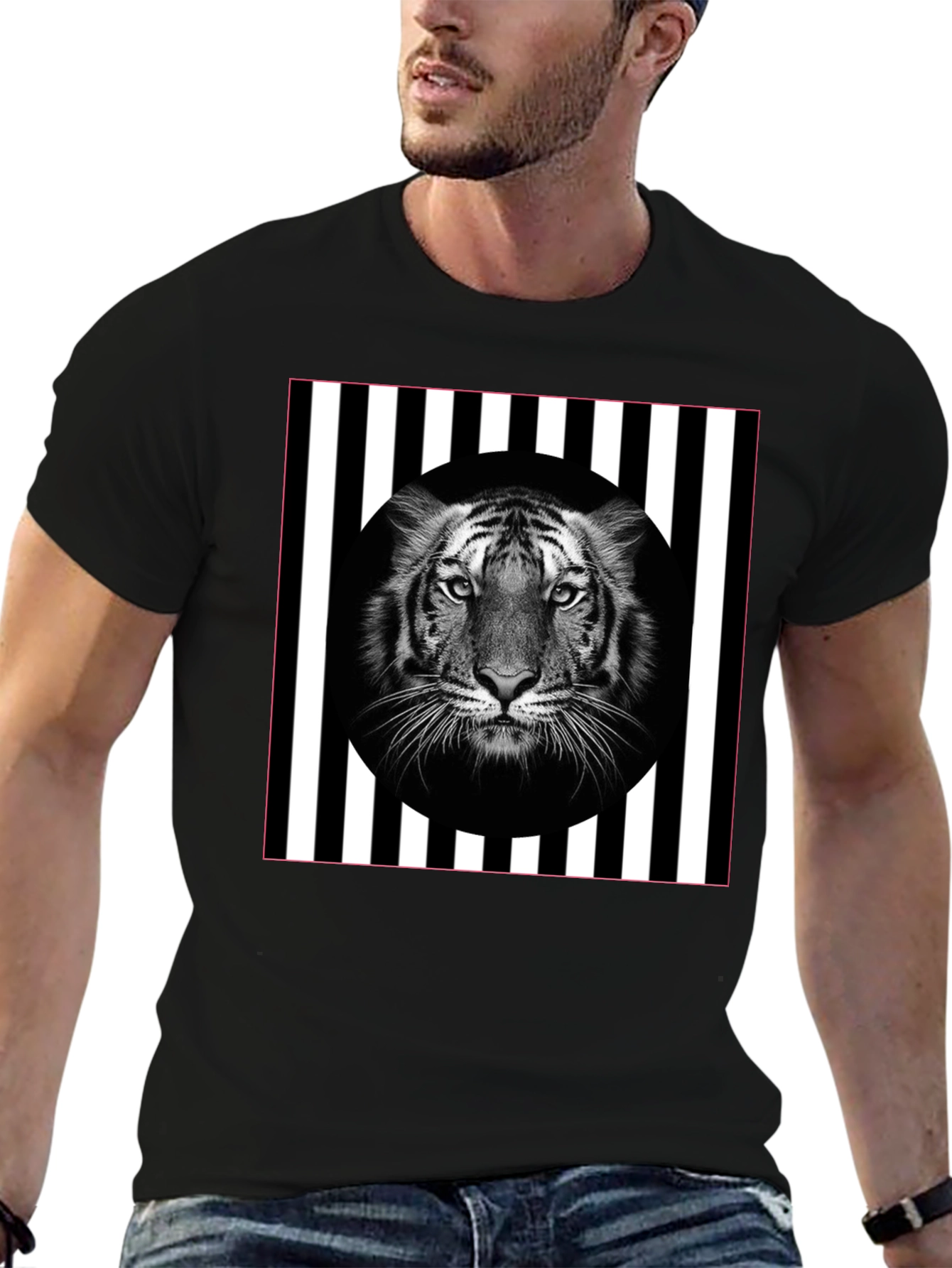 Tiger Stripe Graphic Tee