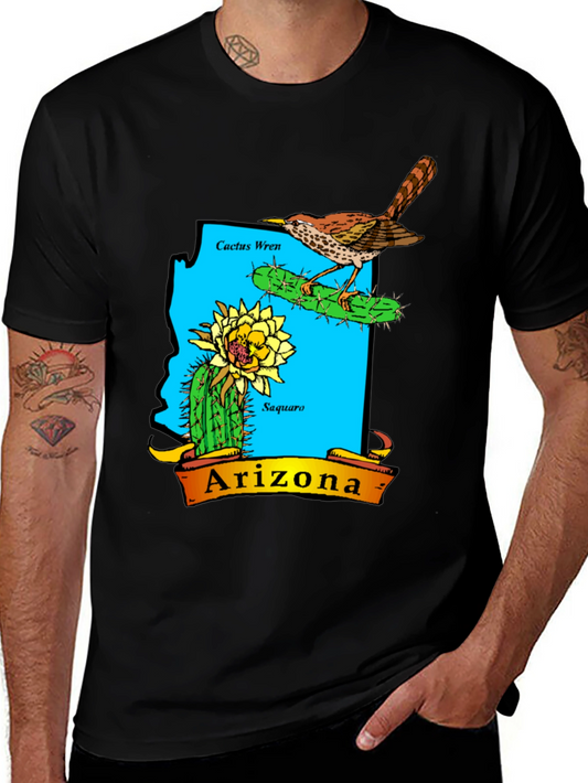 Arizona Cactus Wren Graphic T-Shirt
