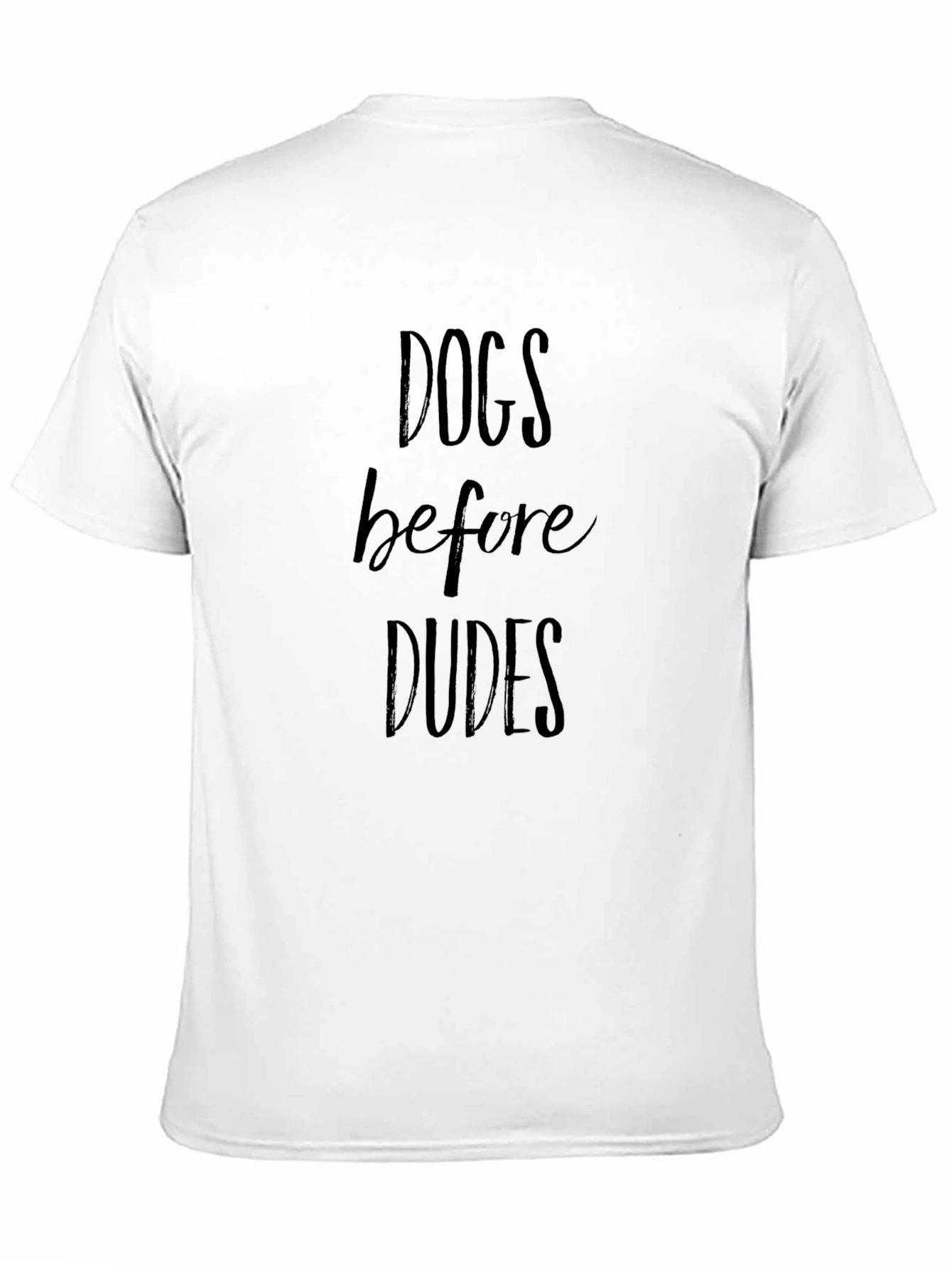 Dogs Before Dudes Crewneck Tee