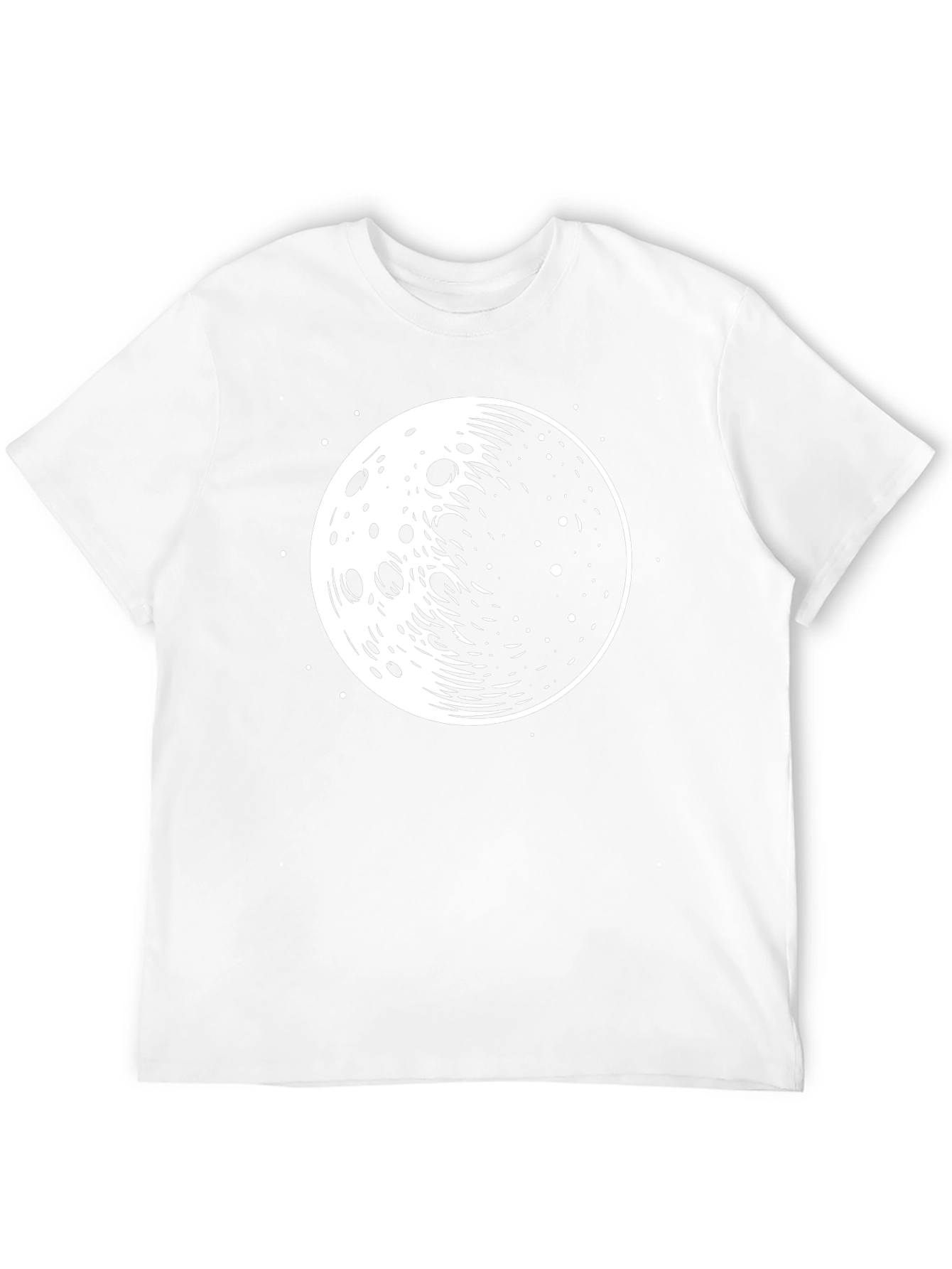 Lunar Graphic T-Shirt - Black Cotton Tee