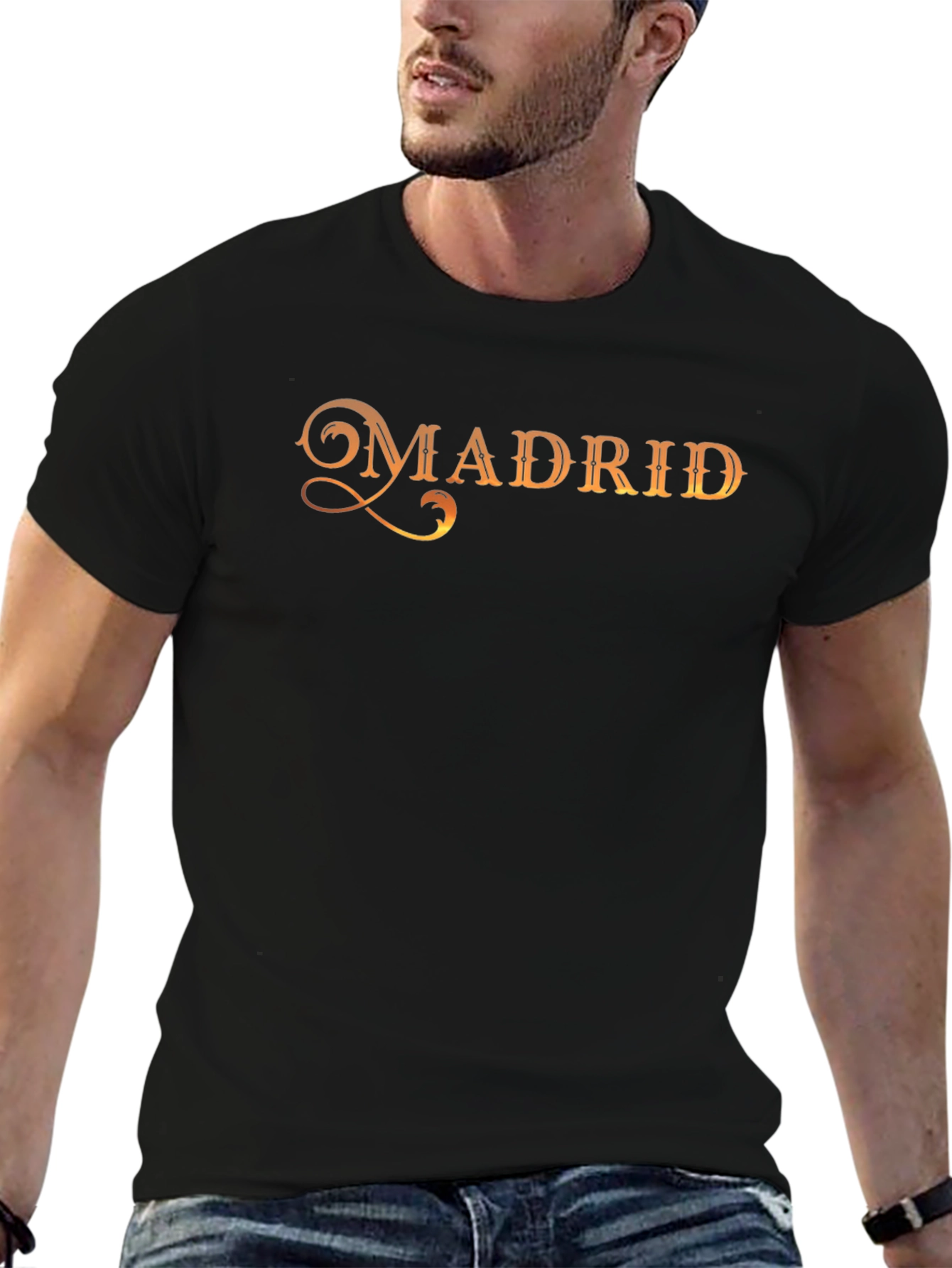 Madrid Graphic Tee - Stylish City Pride