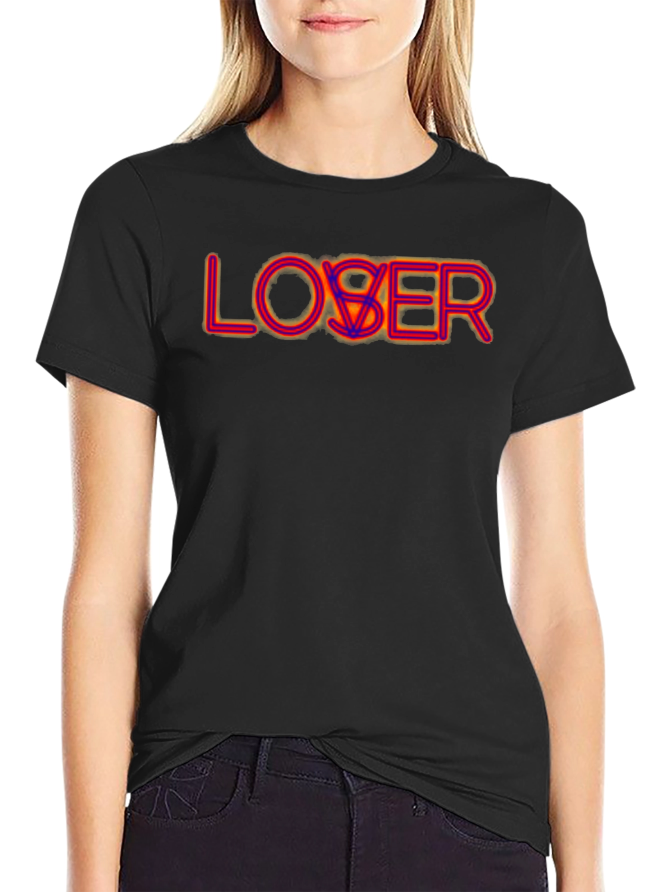 Loser/Lover Graphic Tee - Edgy Casual Style