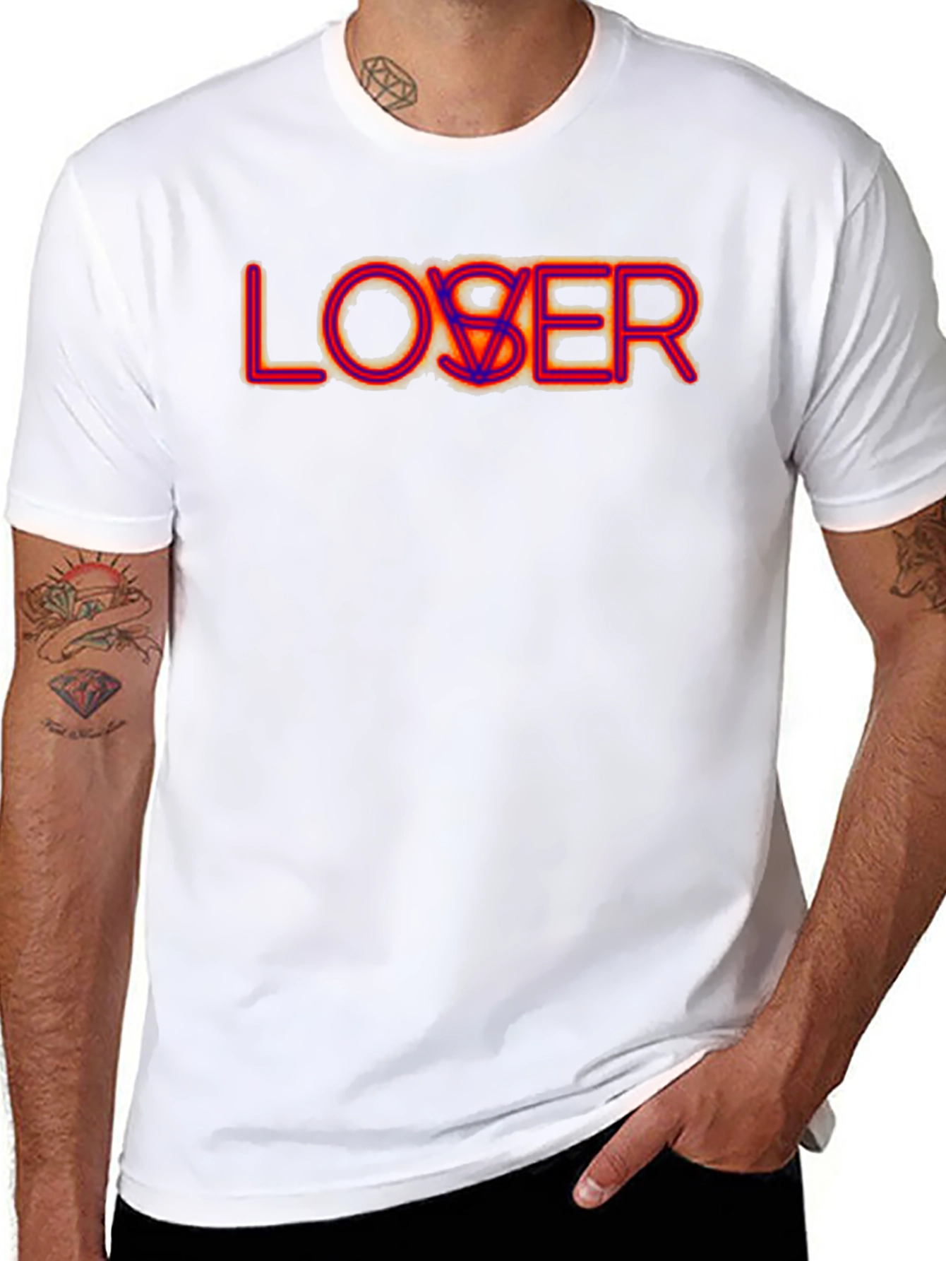 Loser/Lover Graphic Tee - Edgy Casual Style