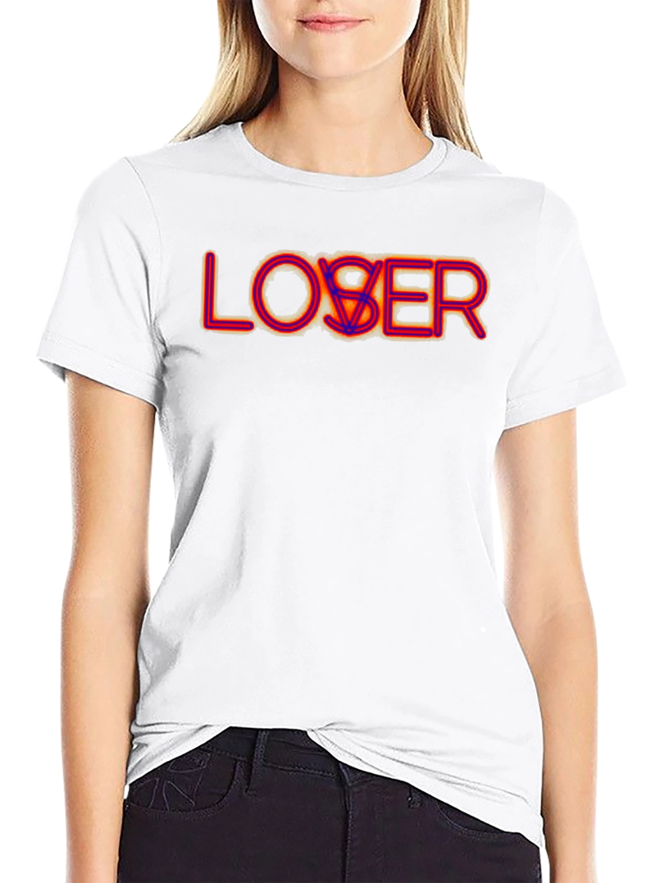 Loser/Lover Graphic Tee - Edgy Casual Style