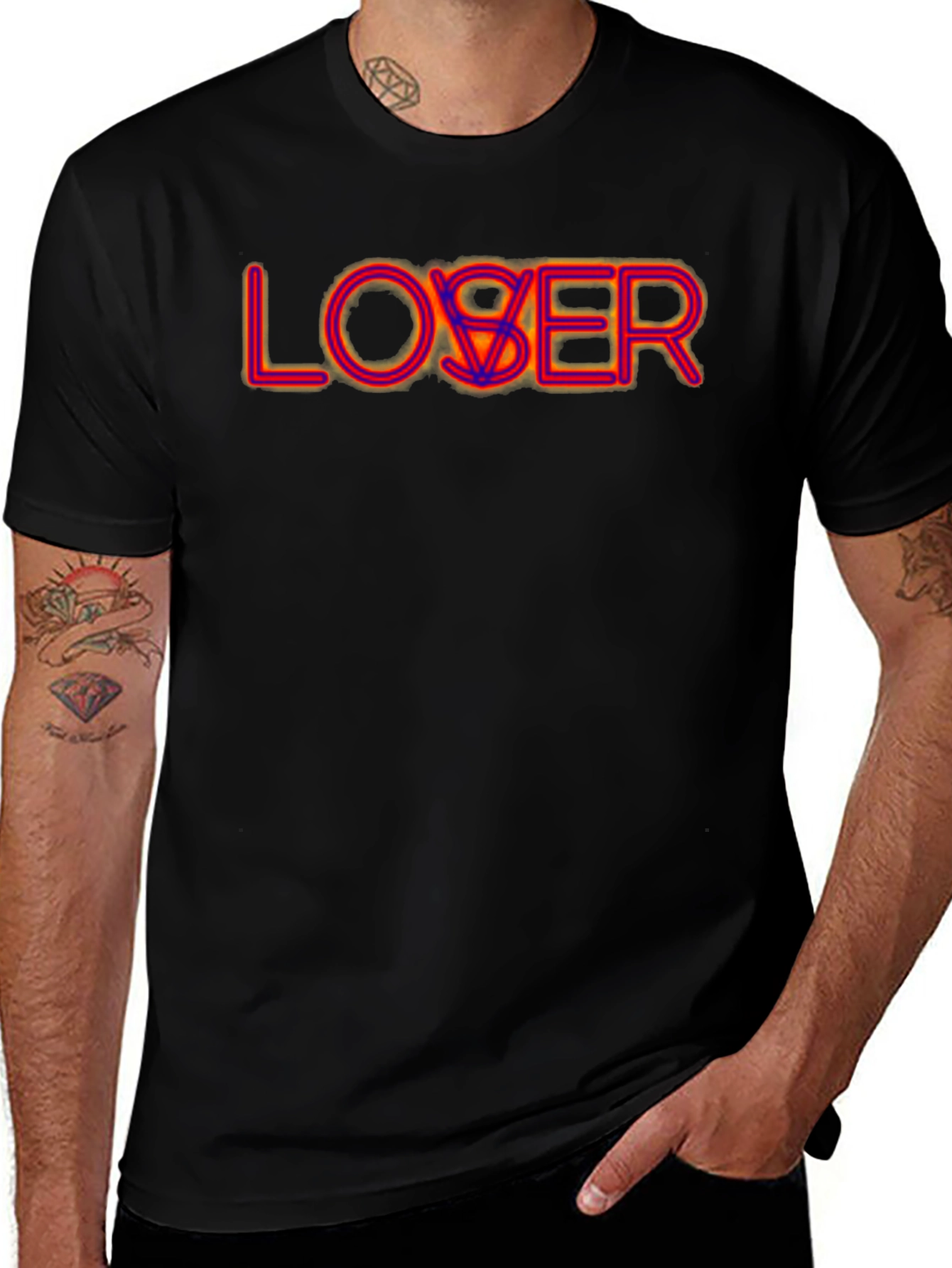 Loser/Lover Graphic Tee - Edgy Casual Style