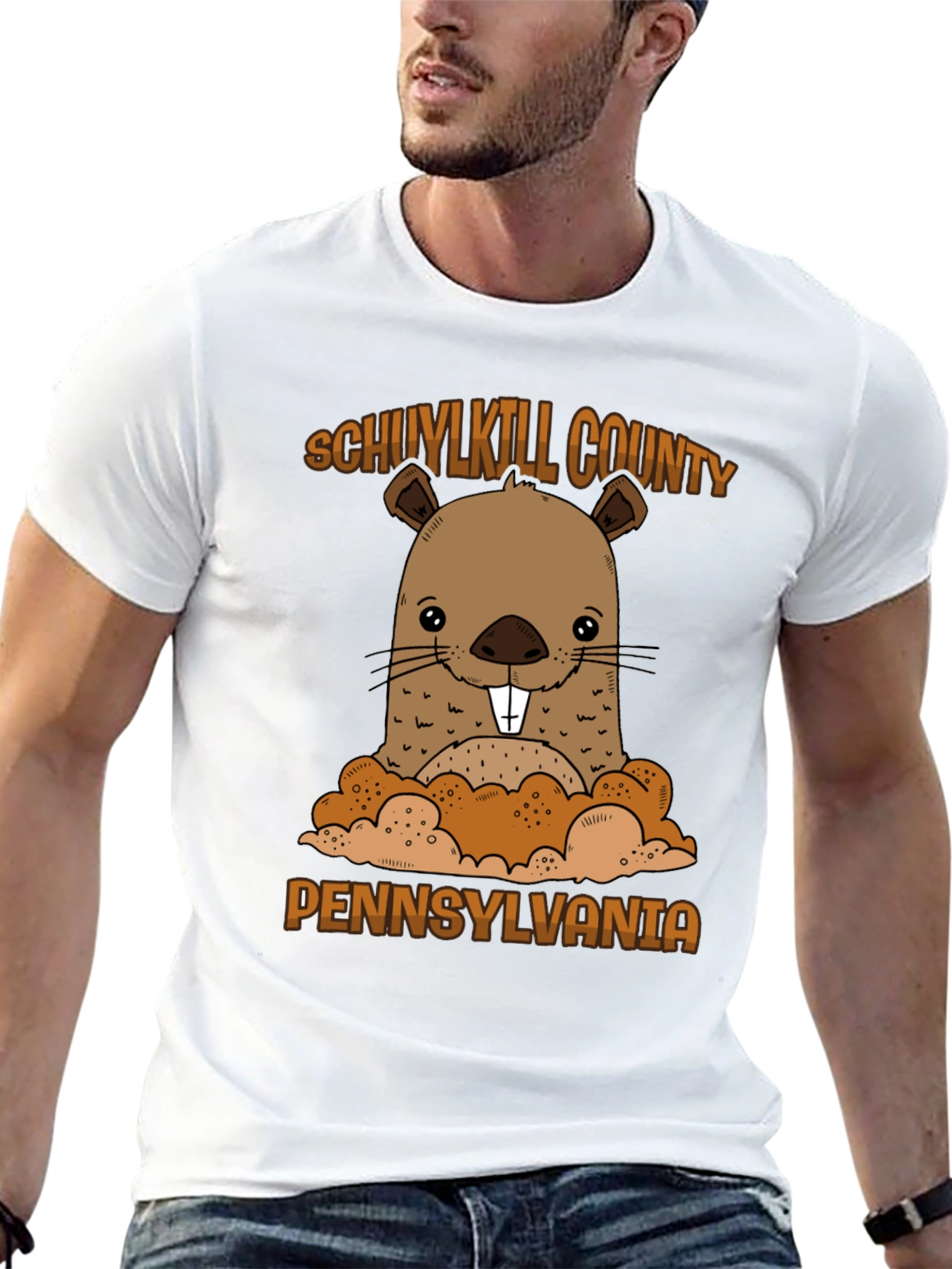 Schuylkill County Pennsylvania Groundhog T-Shirt
