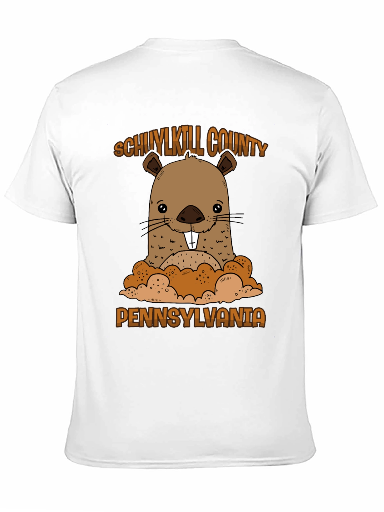 Schuylkill County Pennsylvania Groundhog T-Shirt