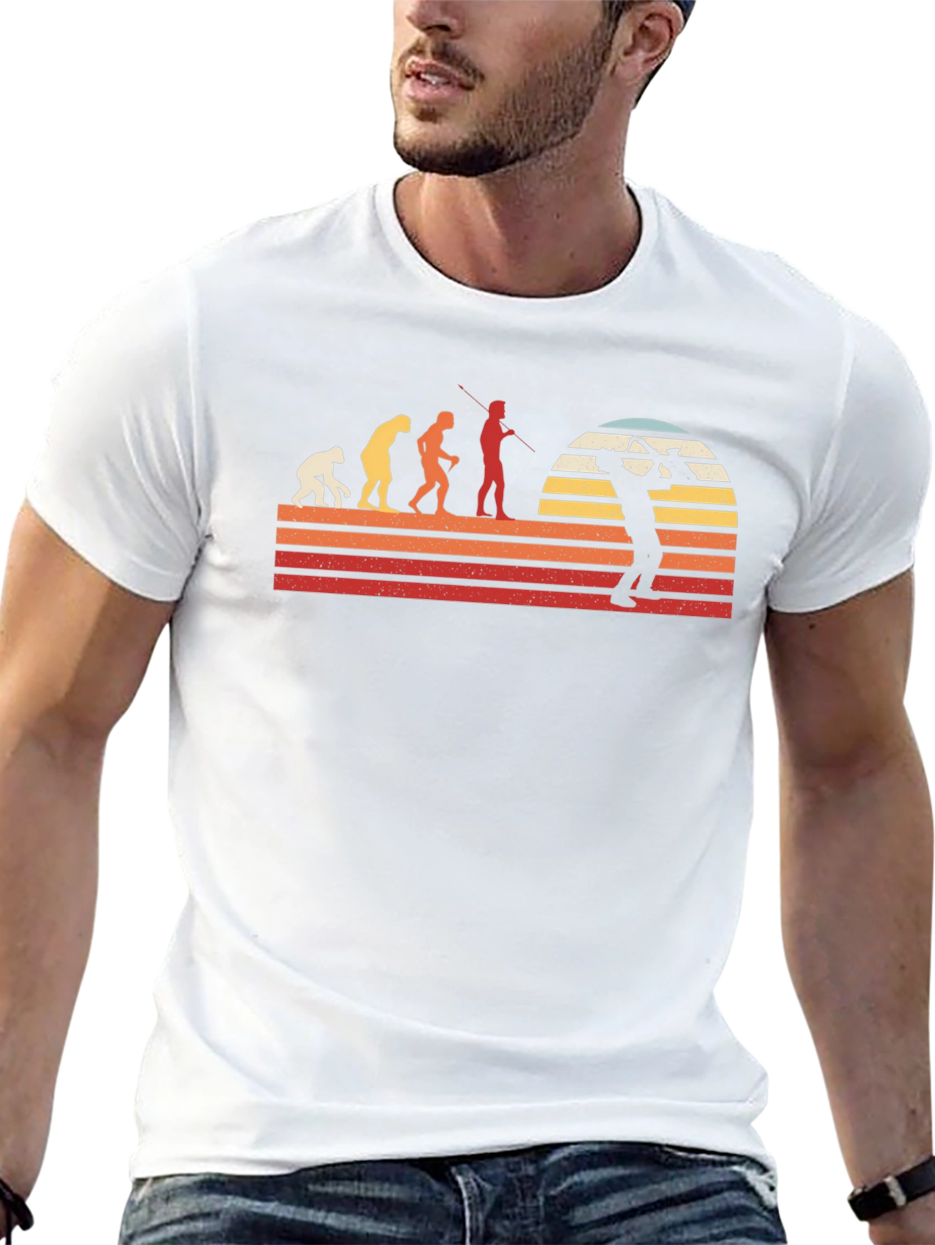 Evolution of Tuba Player Black T-Shirt