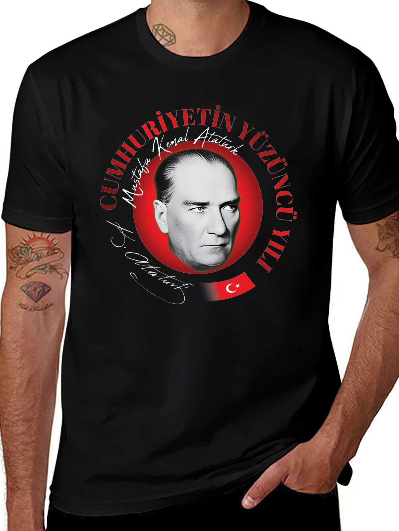 Atatürk Graphic Tee - Turkish Pride Shirt
