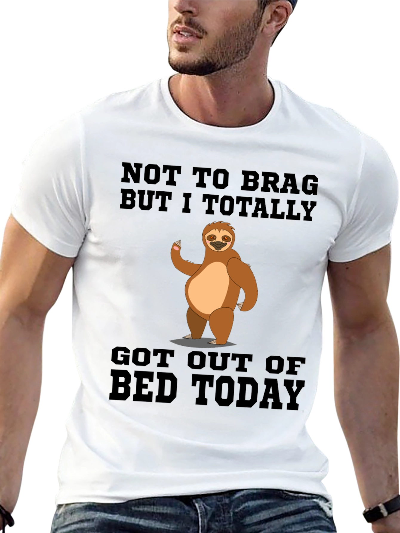 Funny Sloth Got Out Of Bed T-Shirt