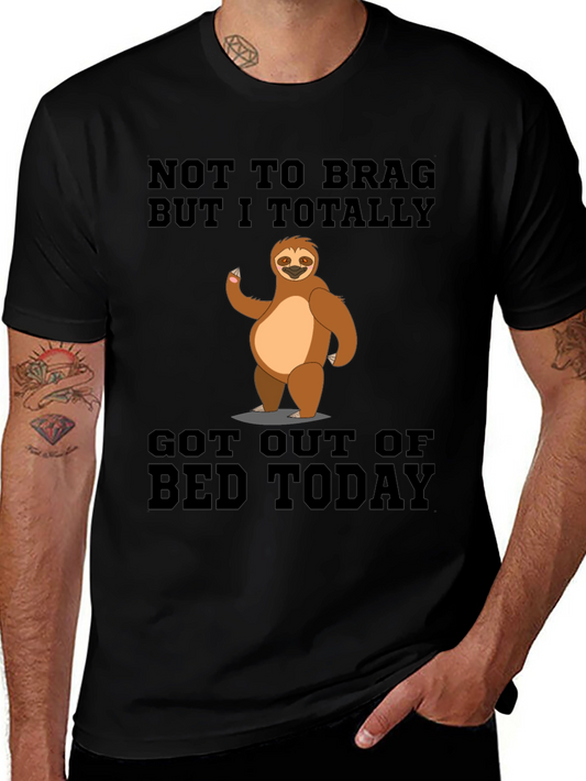 Funny Sloth Got Out Of Bed T-Shirt