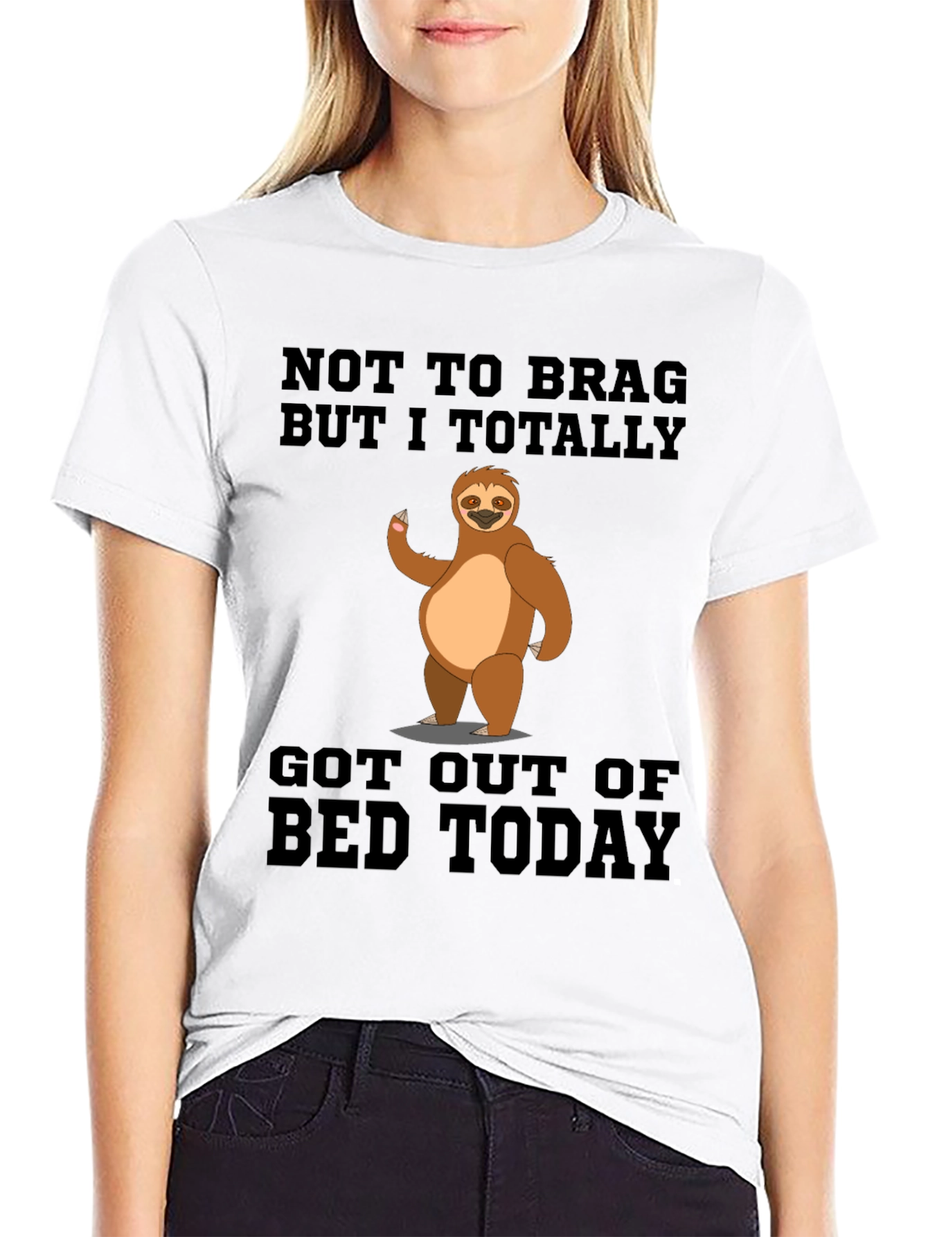 Funny Sloth Got Out Of Bed T-Shirt