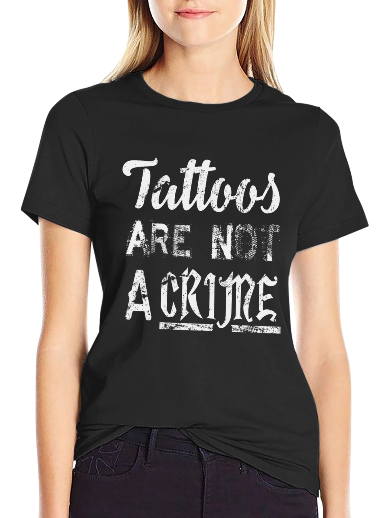 Tattoos Are Not a Crime Graphic T-Shirt