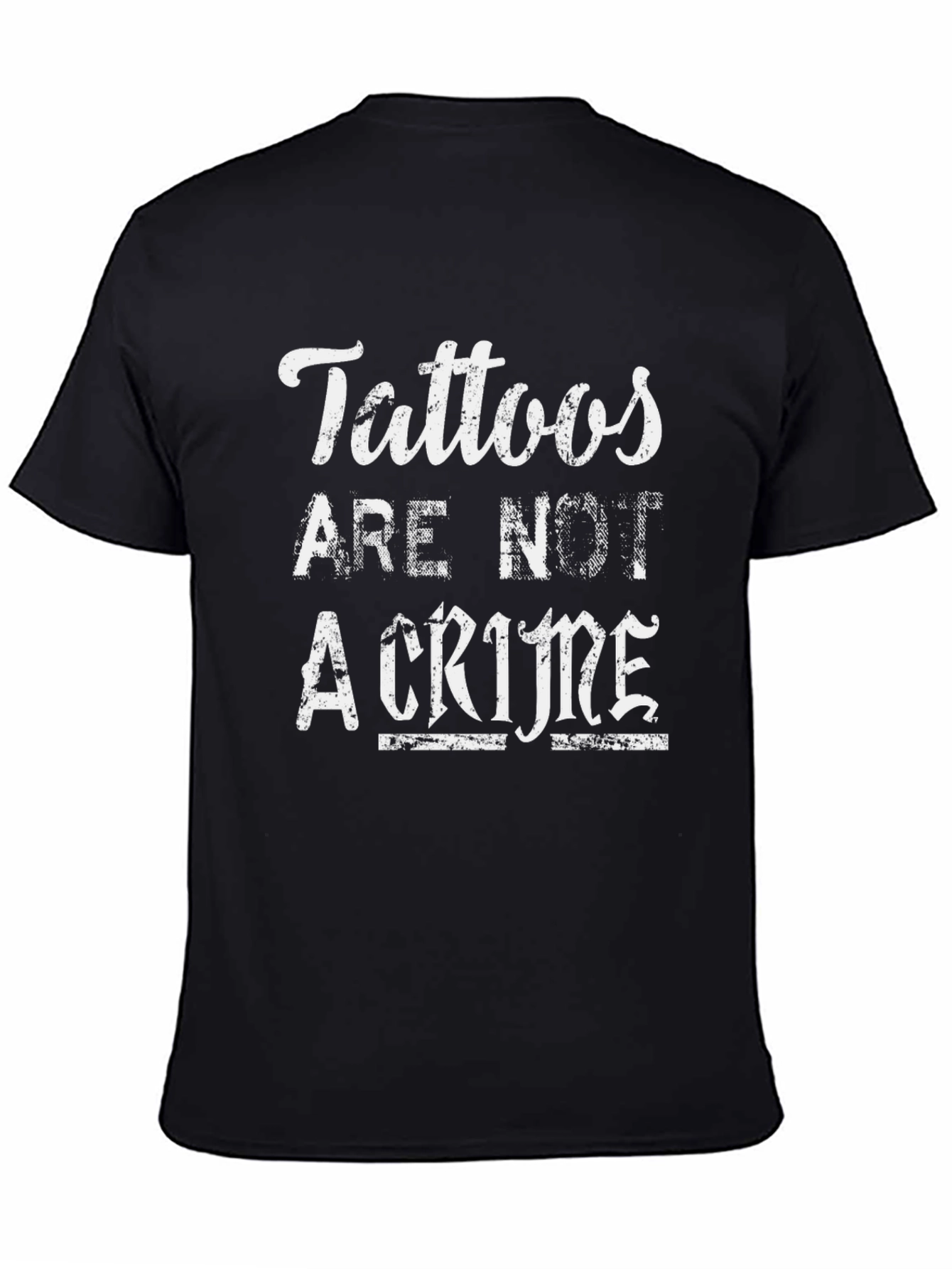 Tattoos Are Not a Crime Graphic T-Shirt
