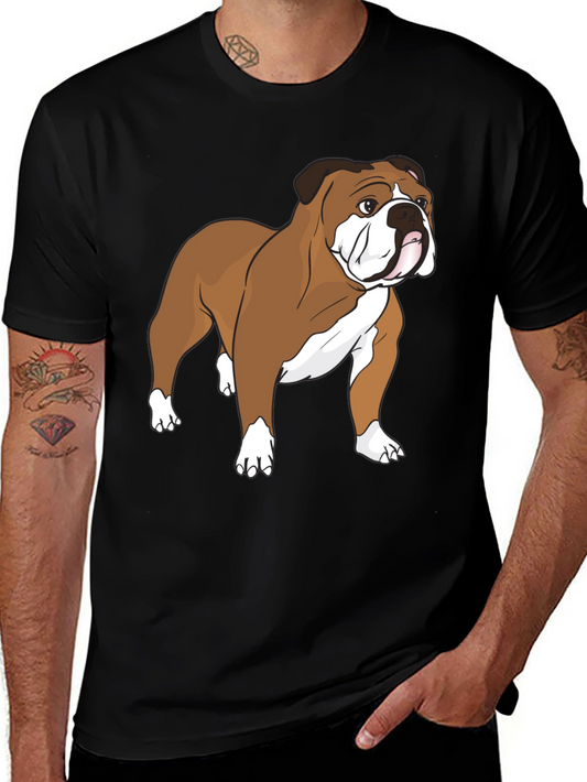 Bulldog Graphic Tee - Black