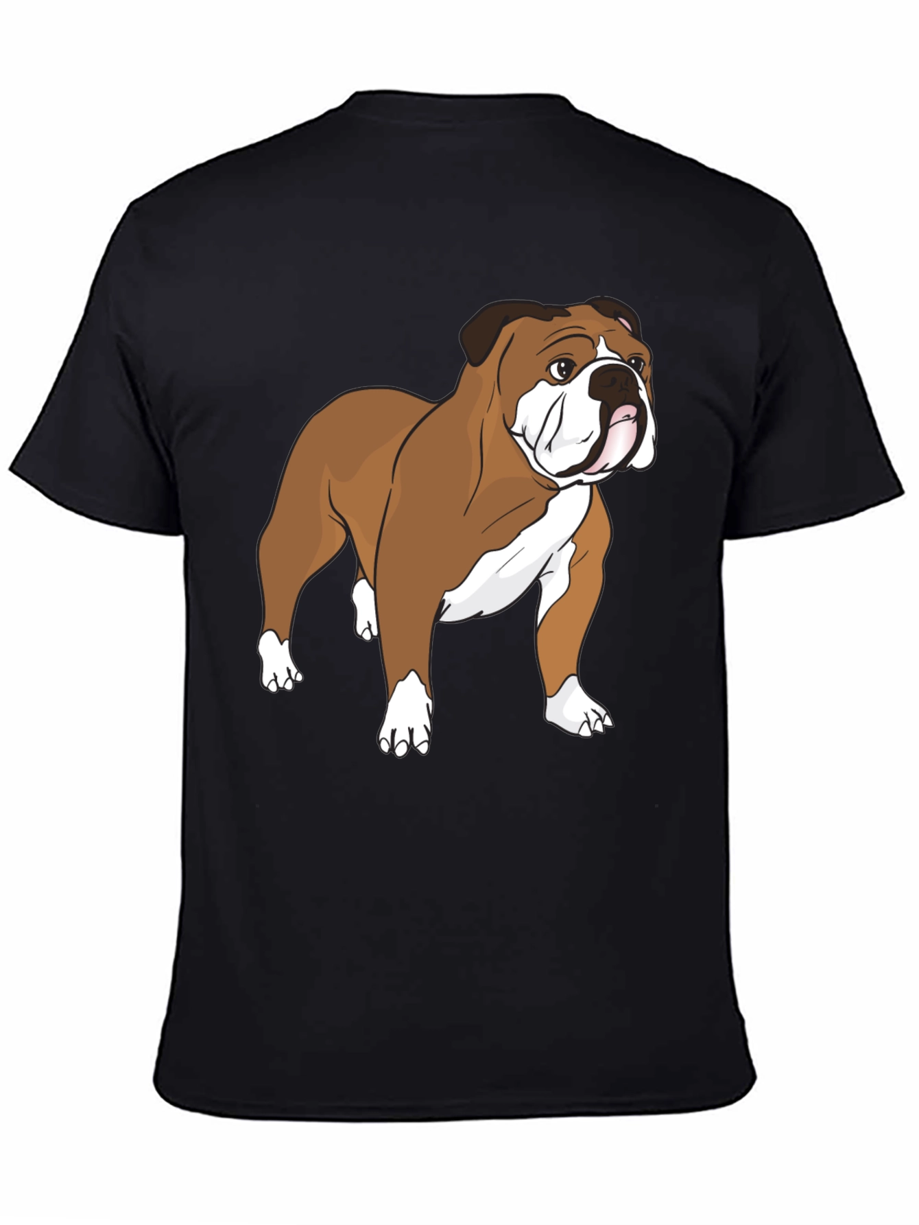 Bulldog Graphic Tee - Black