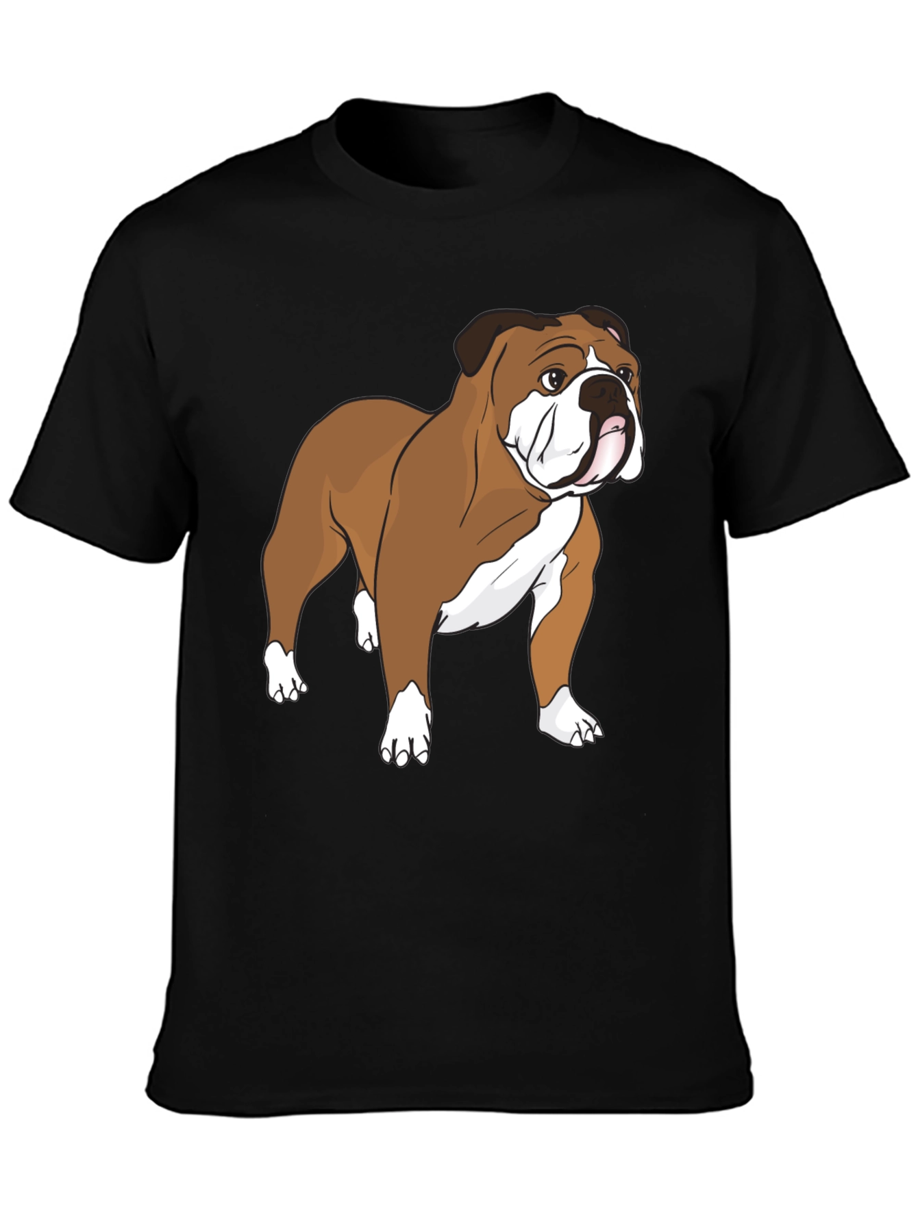 Bulldog Graphic Tee - Black
