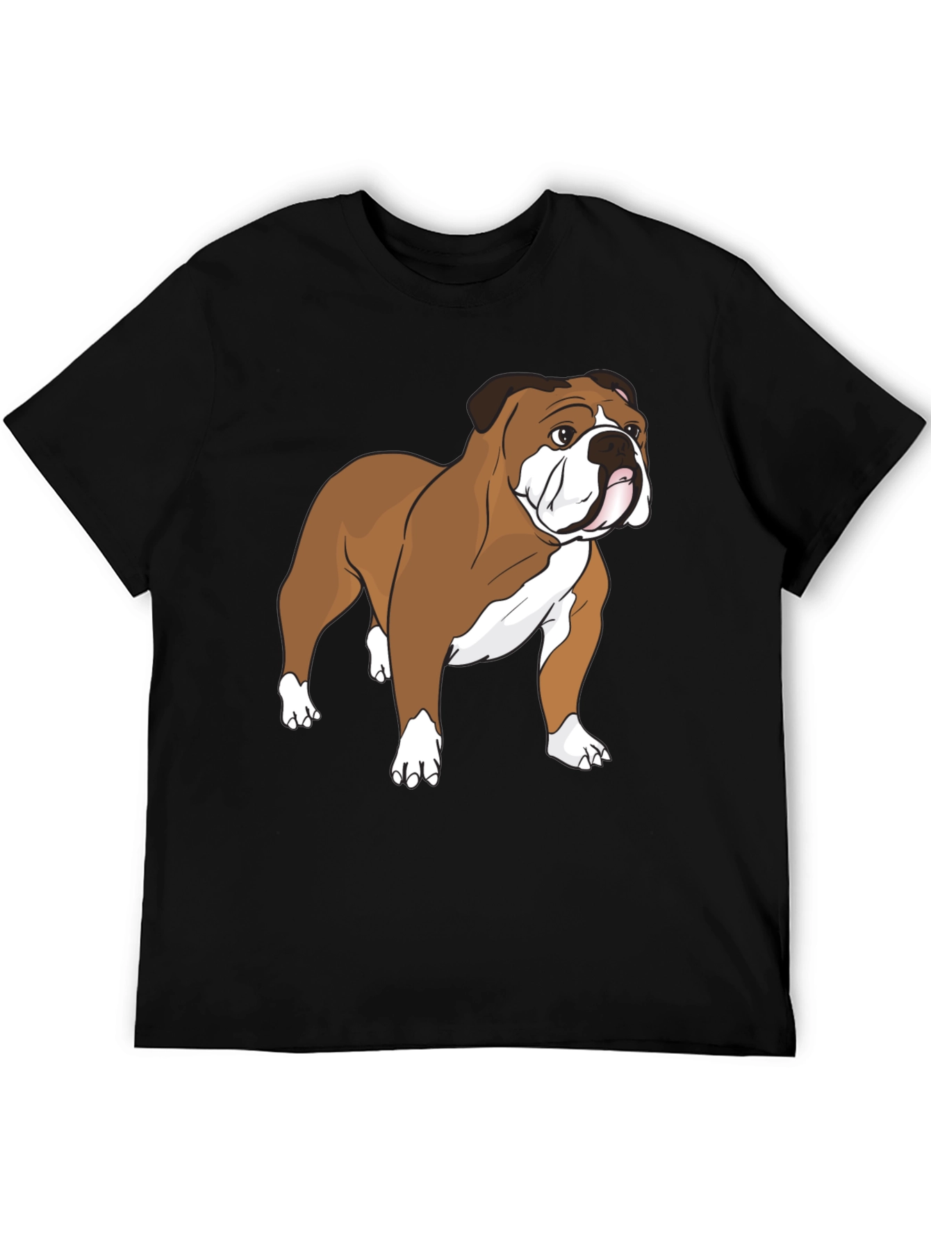 Bulldog Graphic Tee - Black