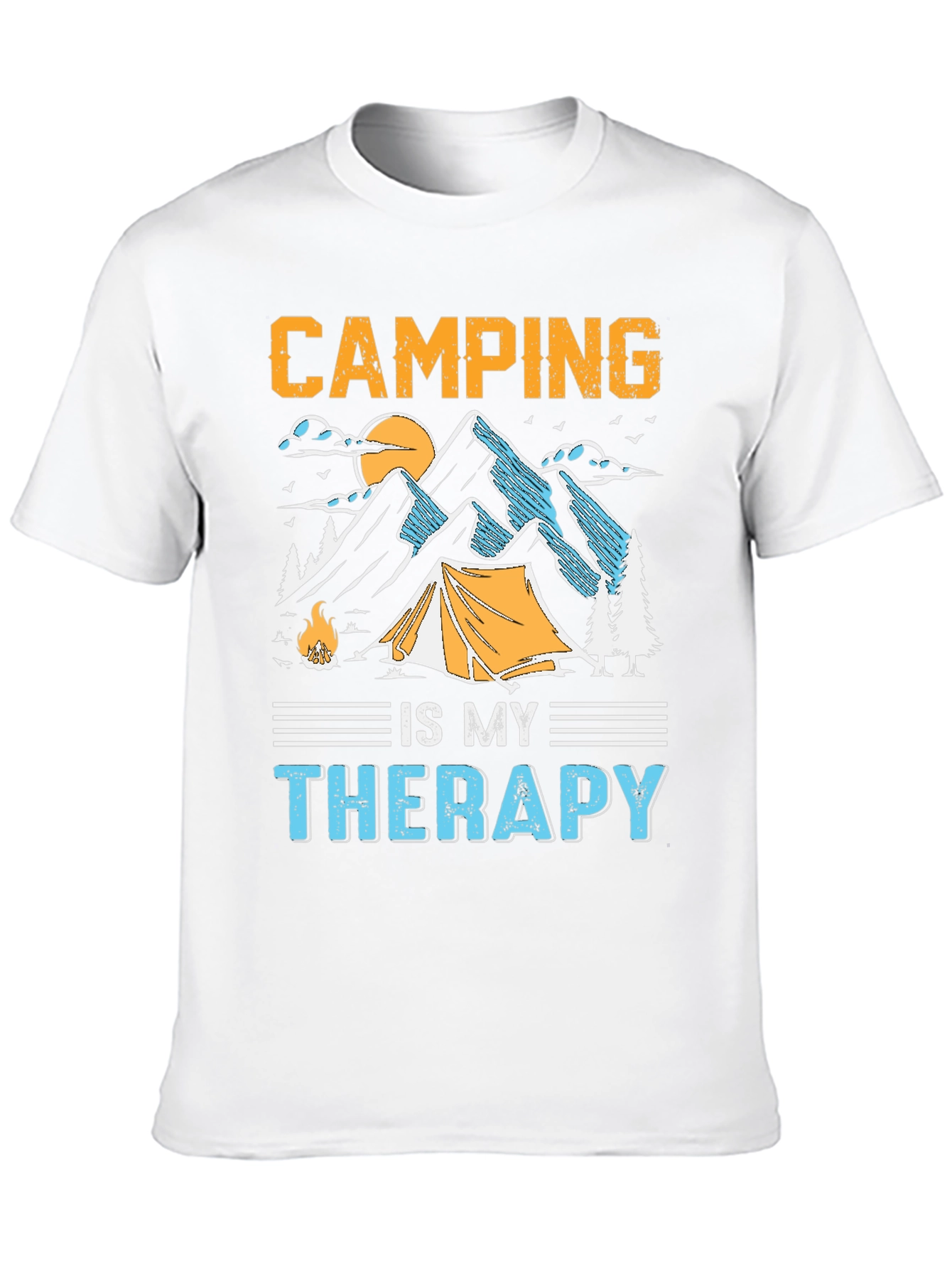 Camping is My Therapy Graphic Tee