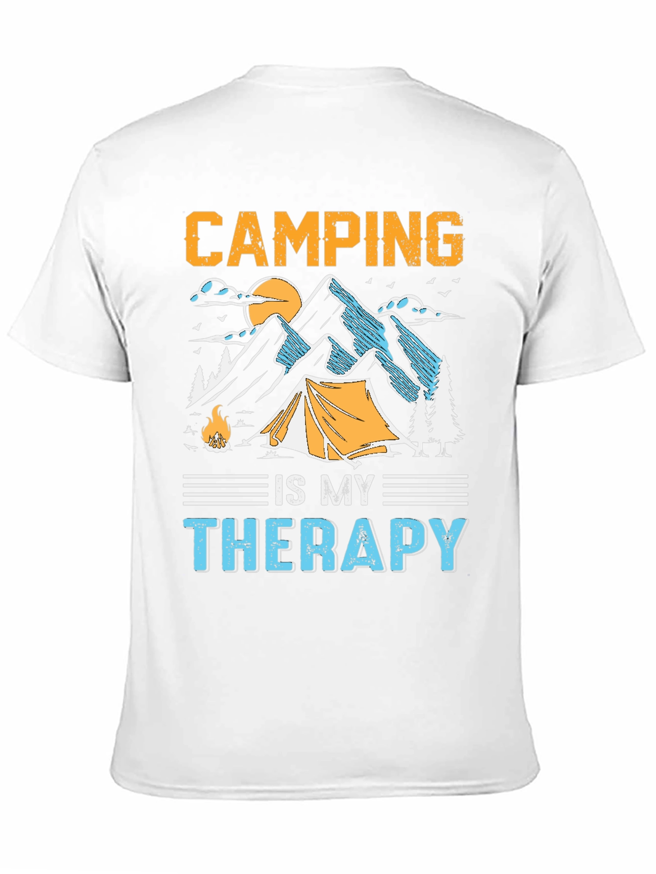 Camping is My Therapy Graphic Tee
