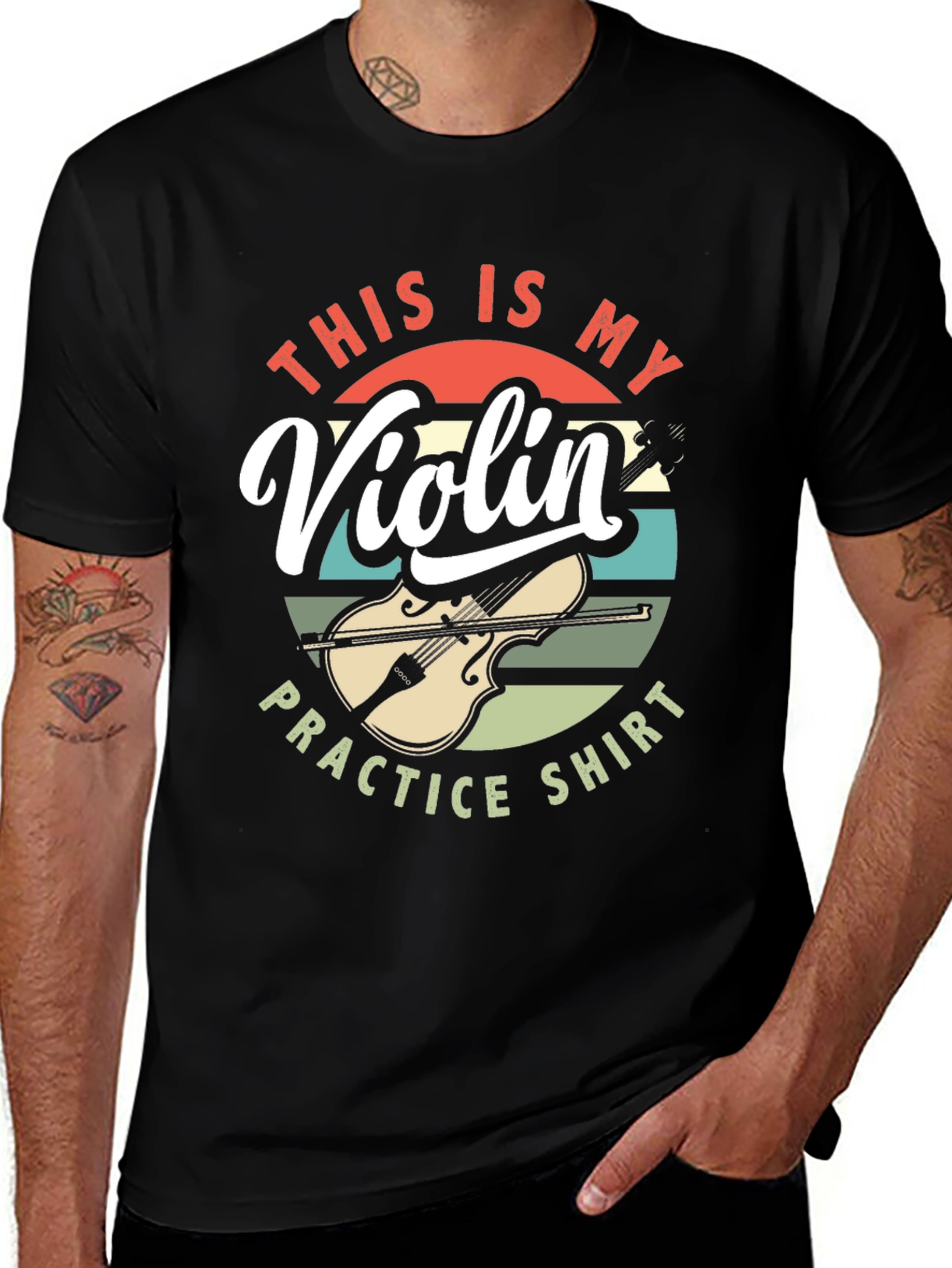 Violin Practice Shirt - Musician Tee