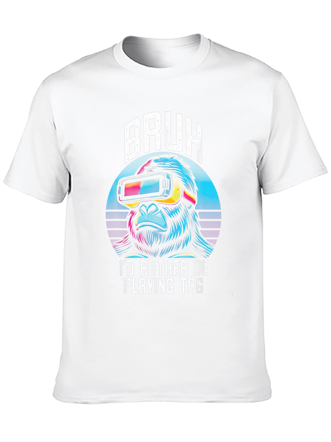 VR Gorilla Mens Black T-Shirt