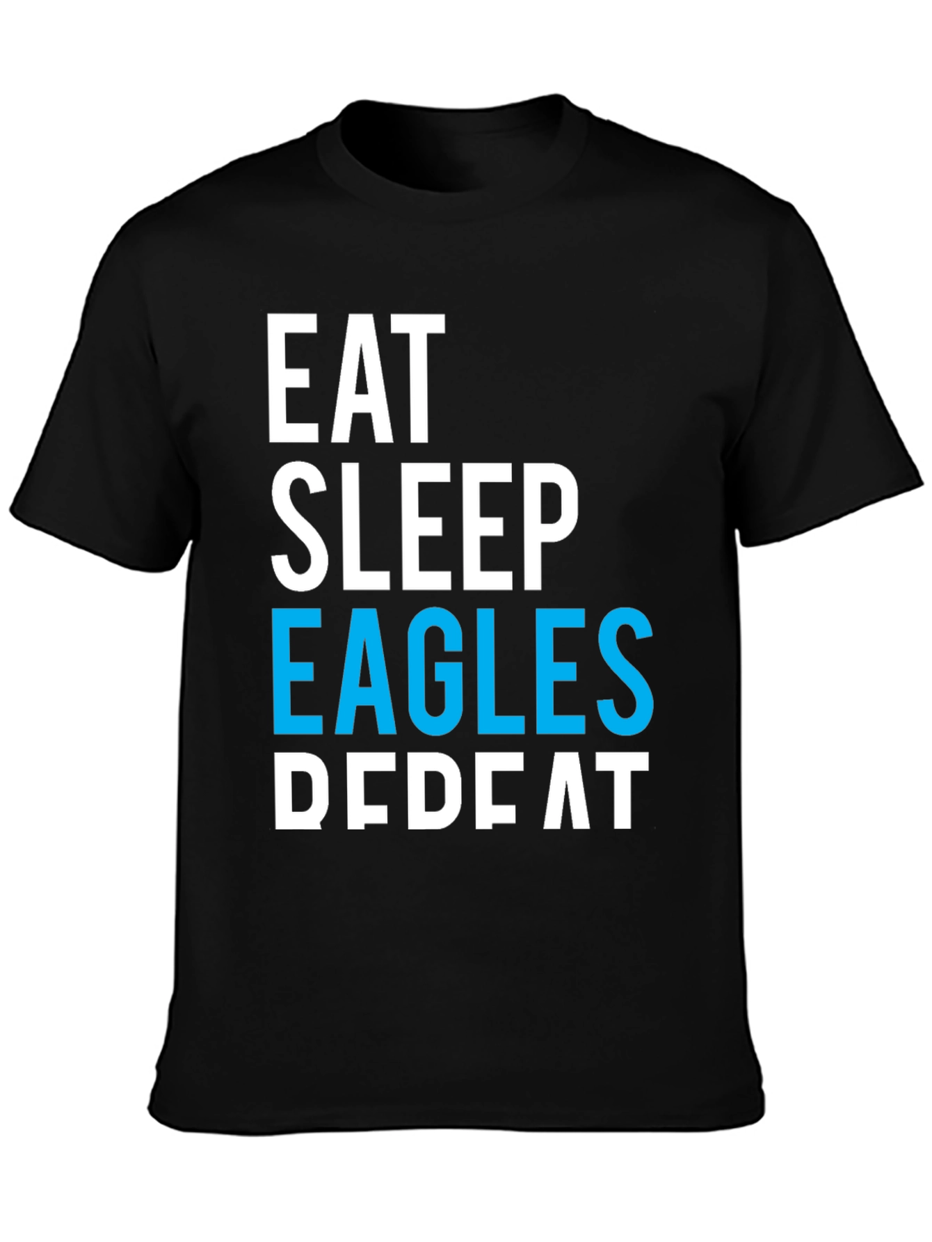 Eat Sleep Eagles Repeat T-Shirt - Fan Apparel