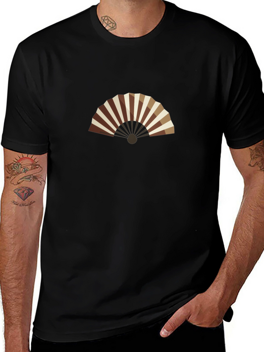 Folding Fan Graphic Tee - Stylish & Unique!