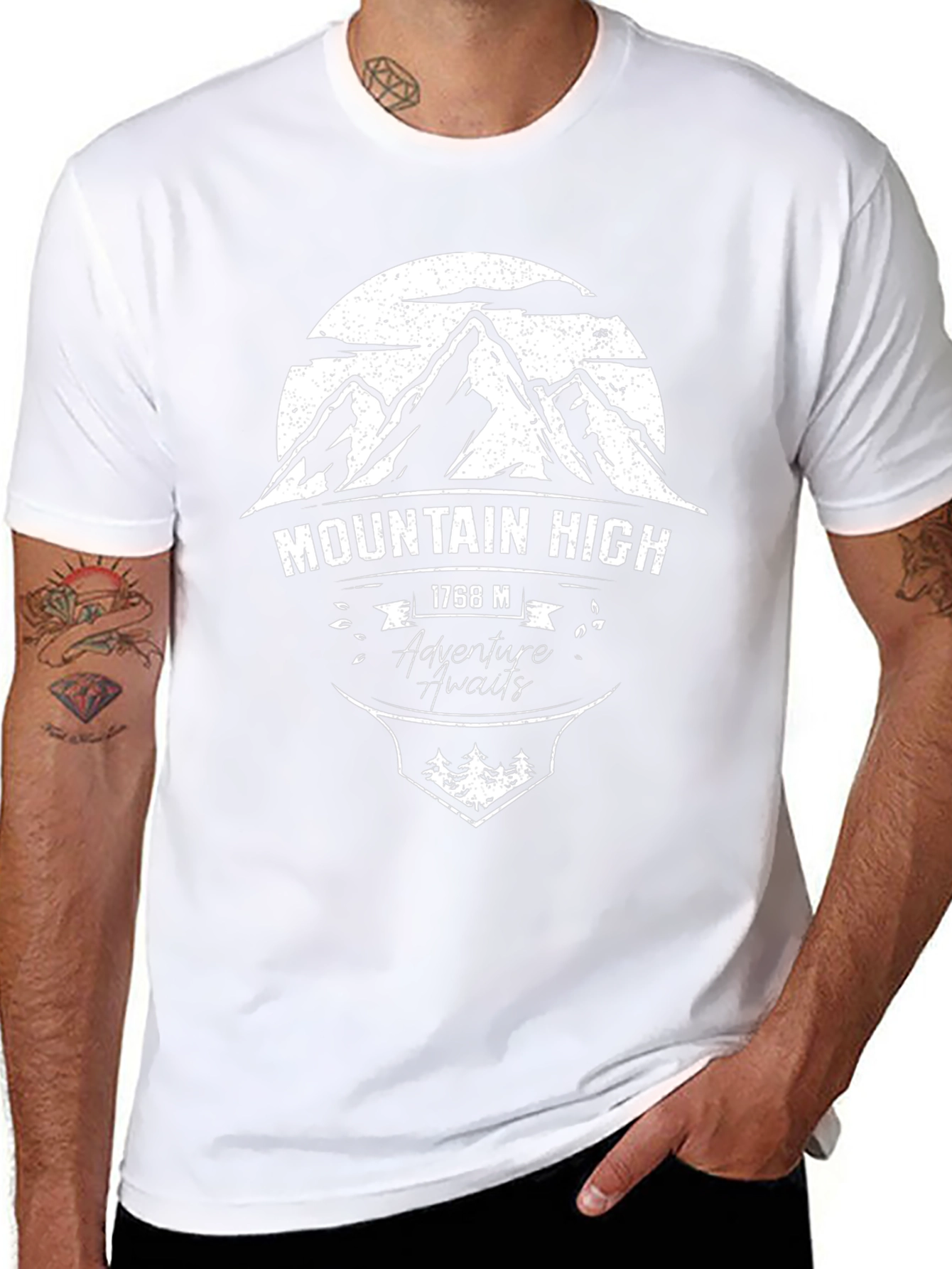 Mountain High Adventure Awaits Graphic T-Shirt