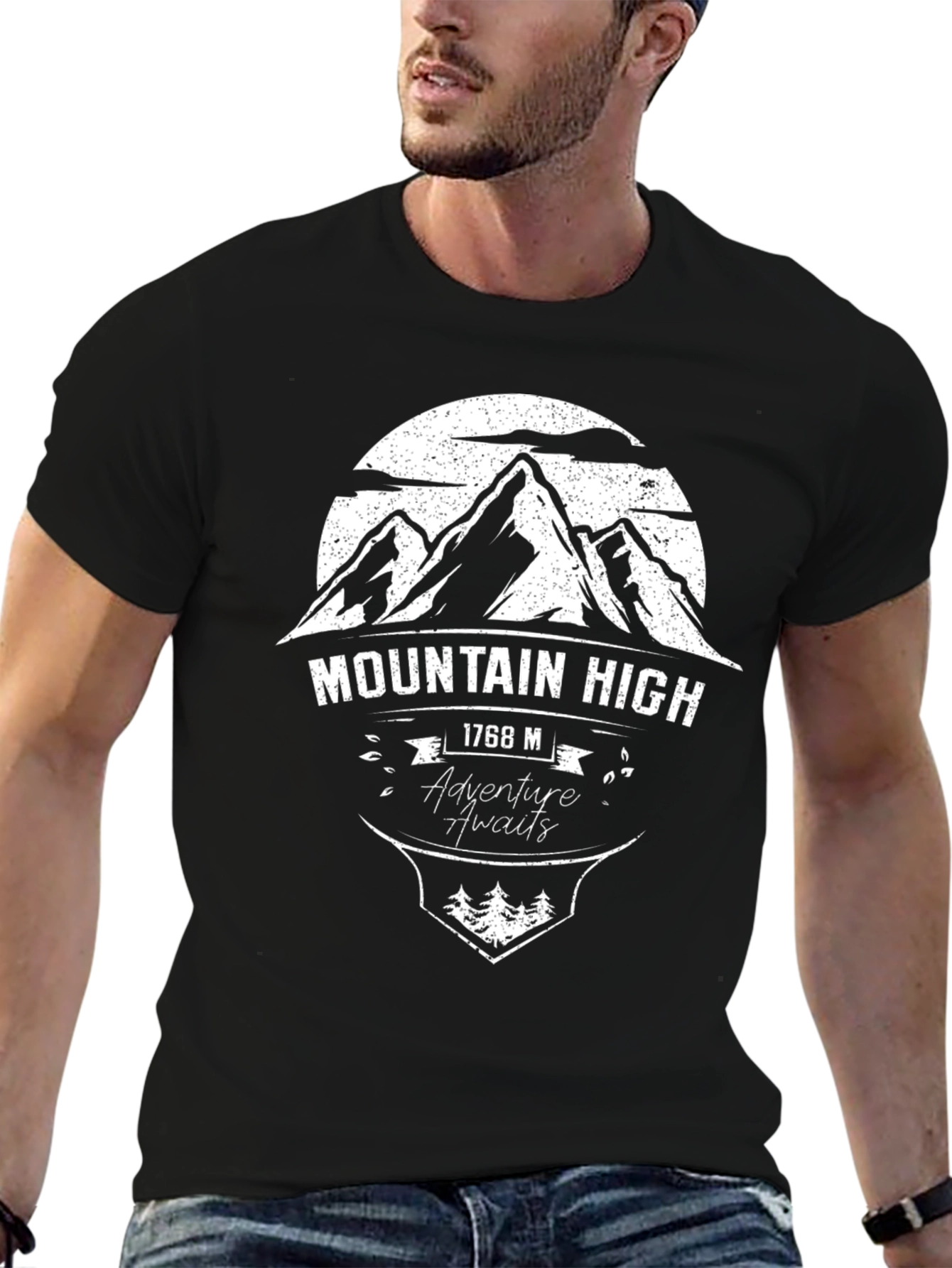 Mountain High Adventure Awaits Graphic T-Shirt