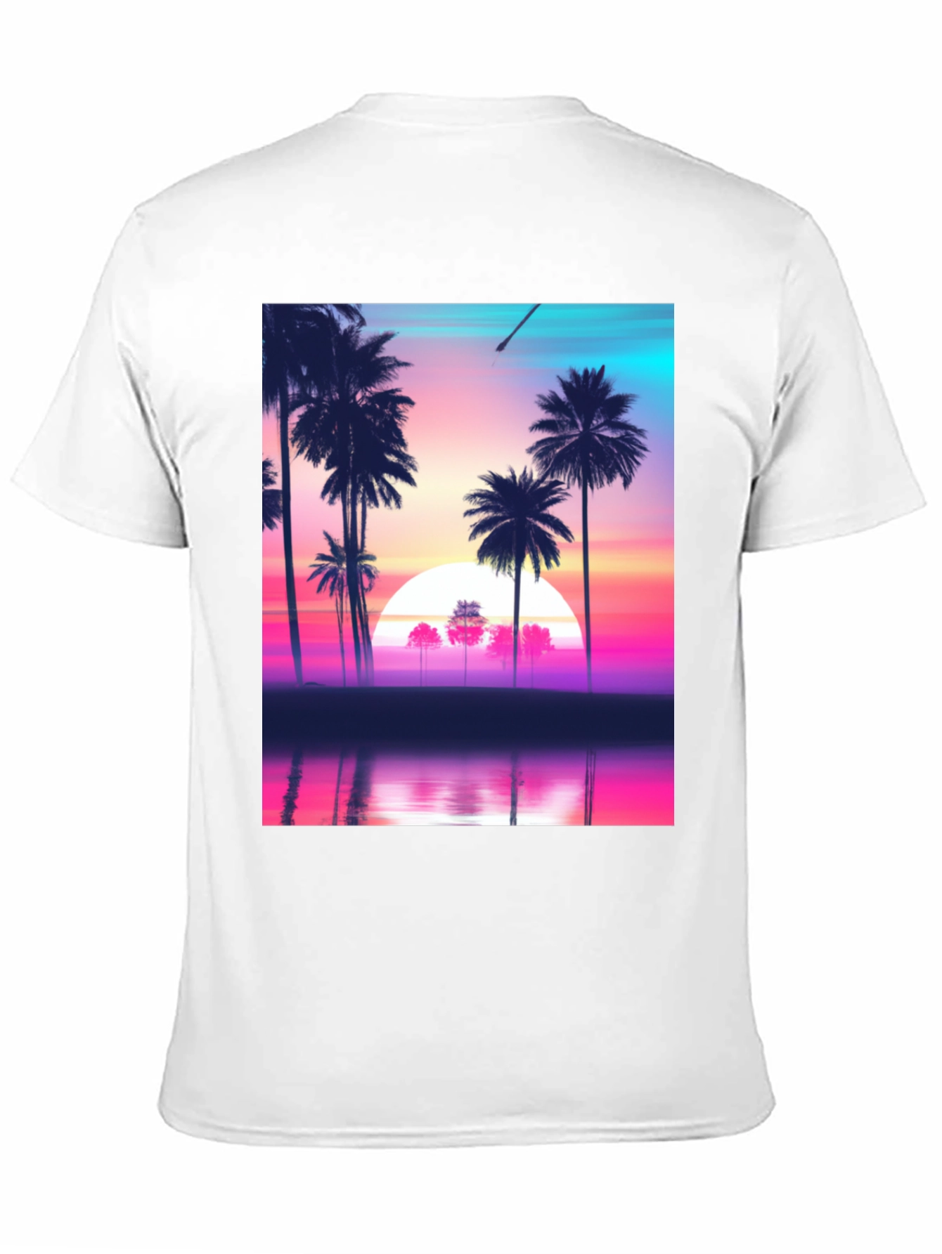 Retro Sunset Palm Tree T-Shirt