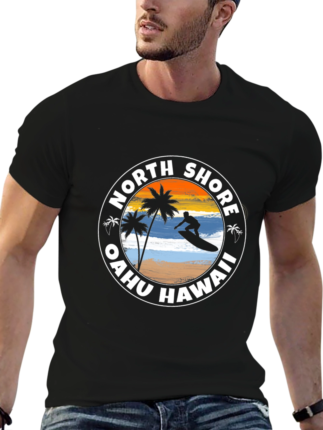 North Shore Oahu Hawaii Surf T-Shirt
