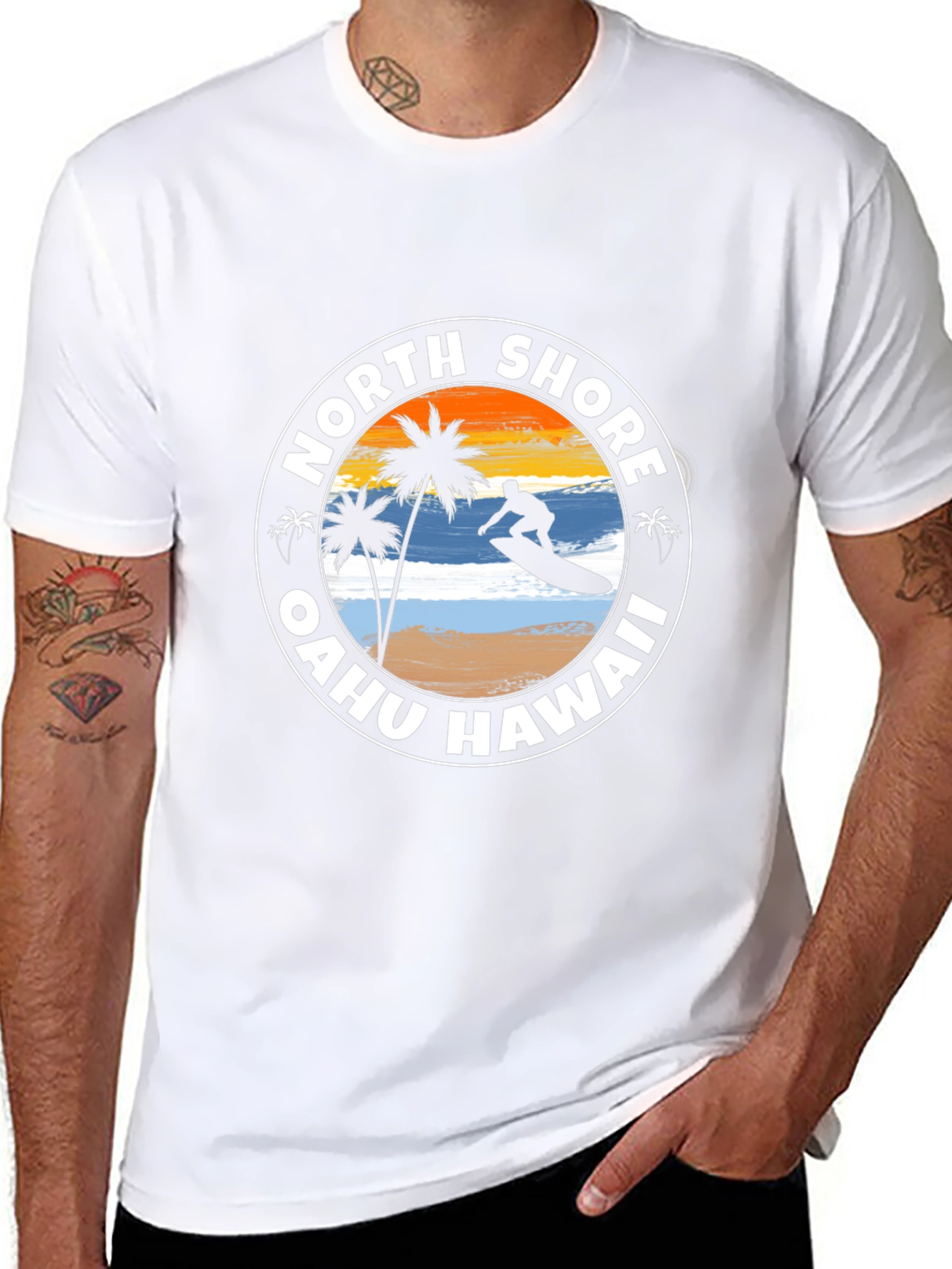 North Shore Oahu Hawaii Surf T-Shirt