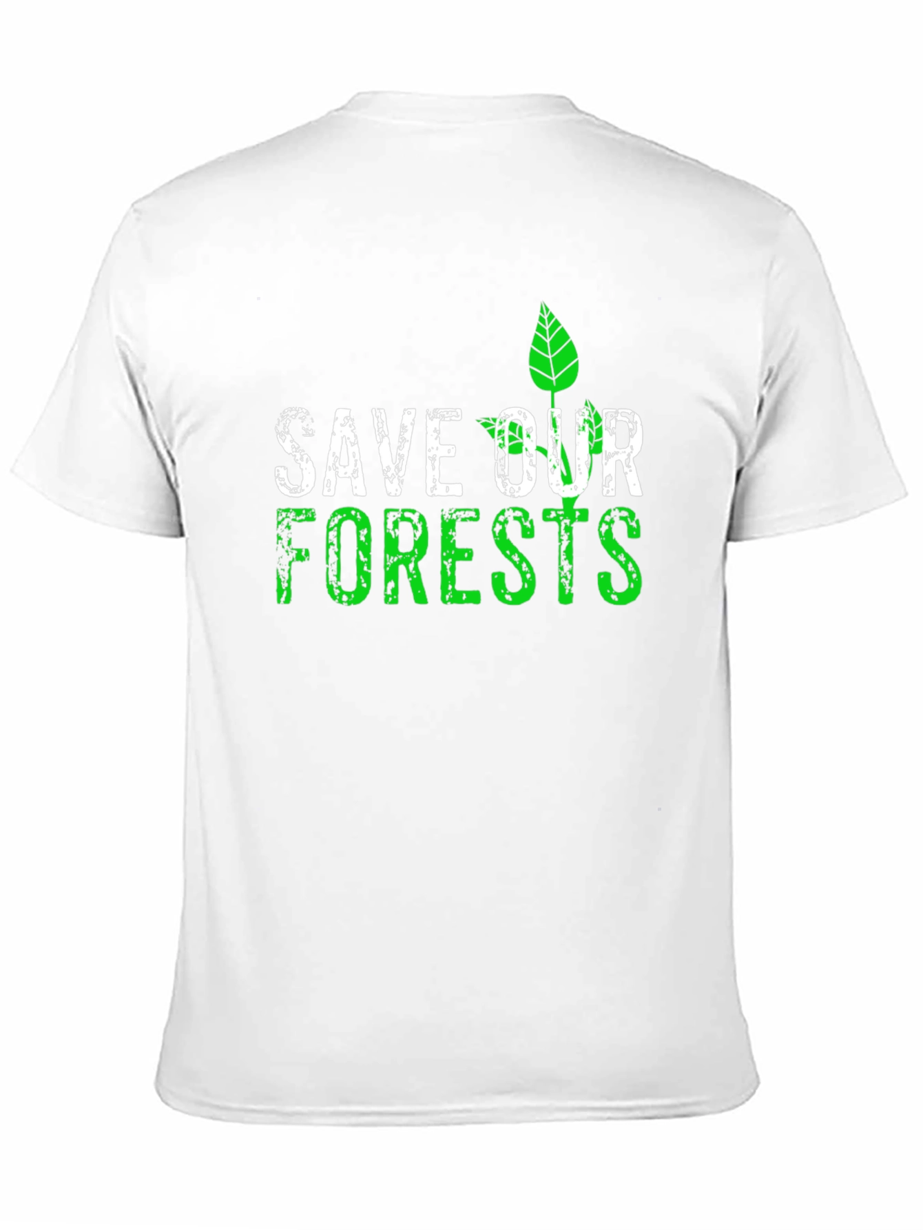 Eco-Friendly Save Our Forests Graphic T-Shirt