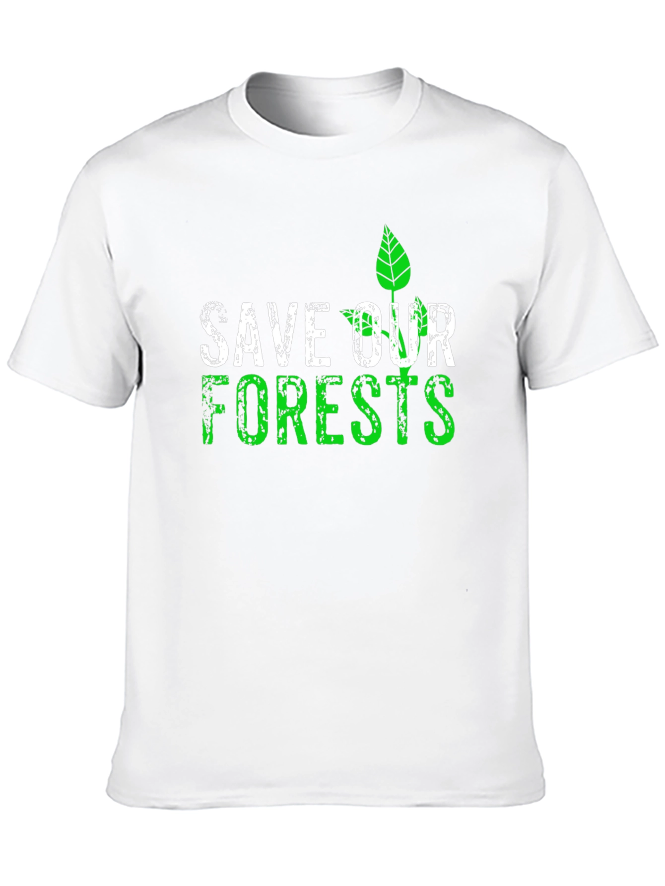 Eco-Friendly Save Our Forests Graphic T-Shirt