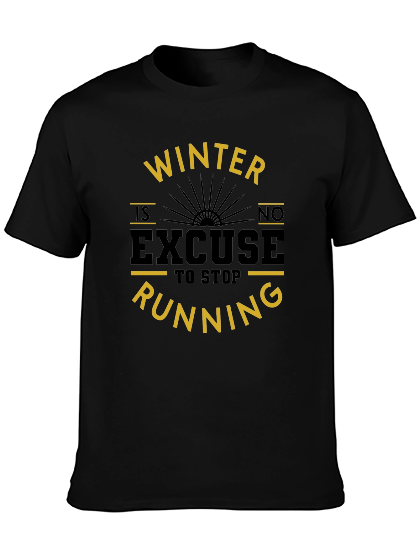 Winter Running Motivation T-Shirt