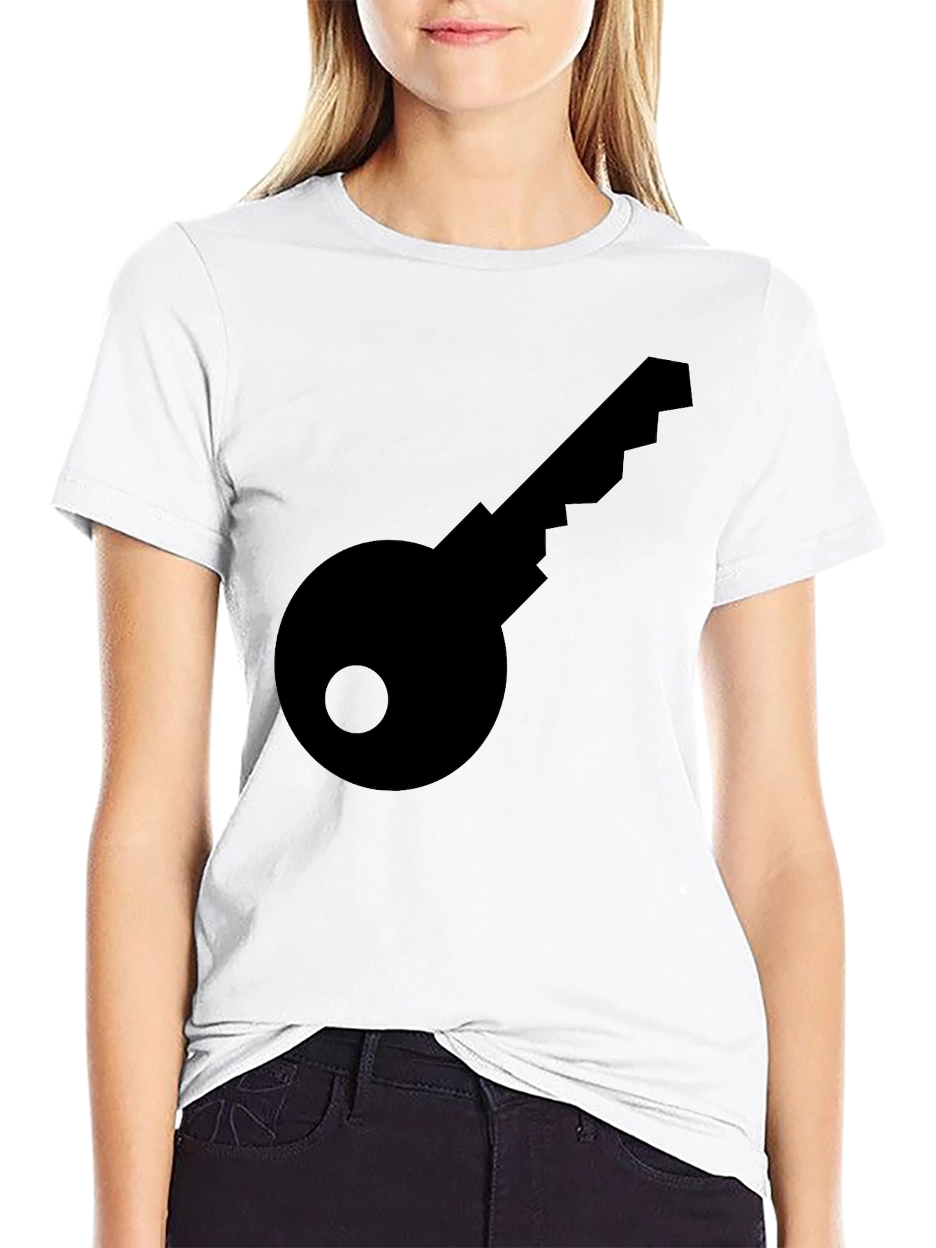 Key Graphic Black T-Shirt