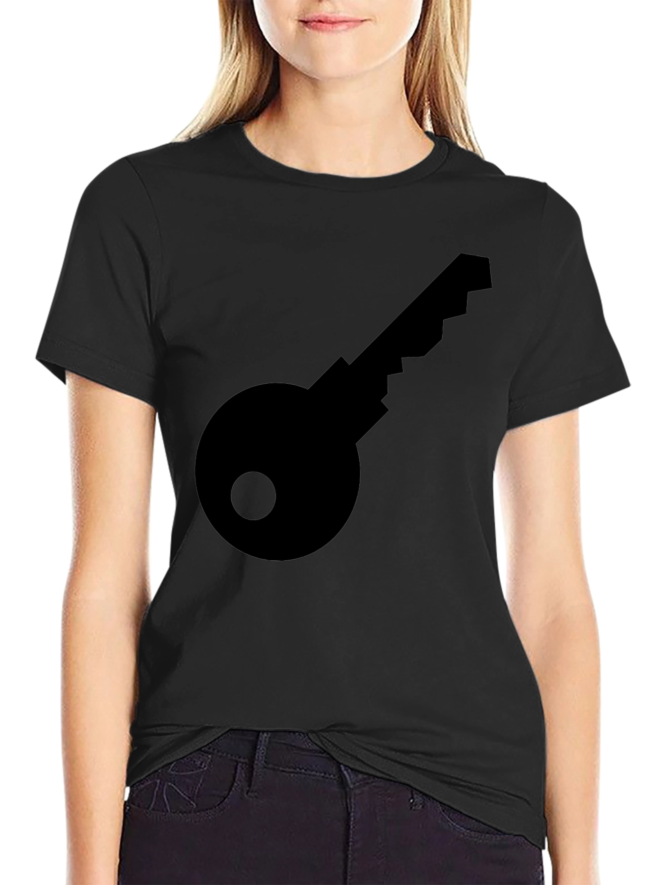 Key Graphic Black T-Shirt