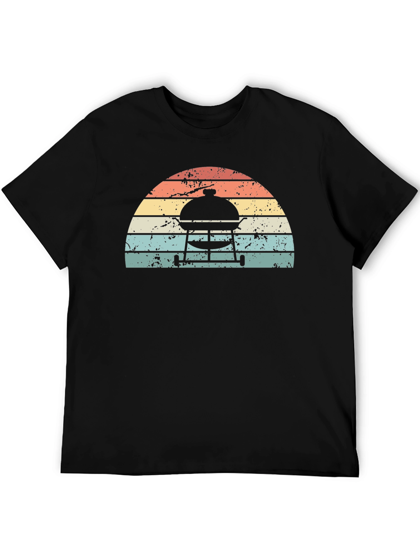 Retro Grill Master Sunset T-Shirt